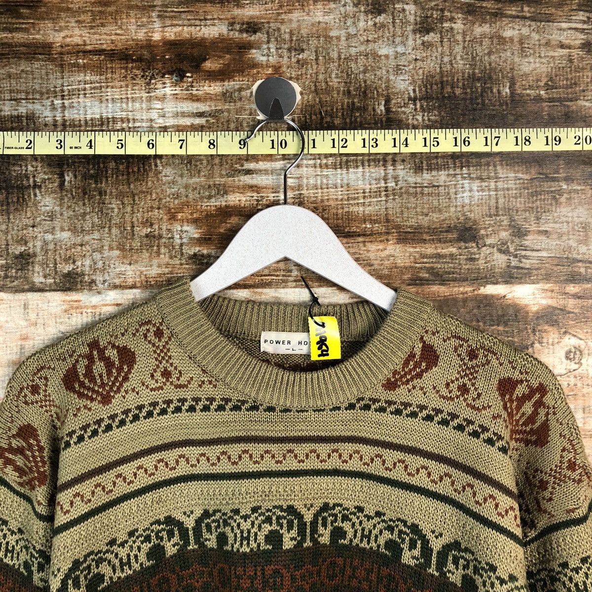 Vintage Power House Brown vintage Knitwear #A1954 Size US M / EU 48-50 / 2 - 4 Thumbnail