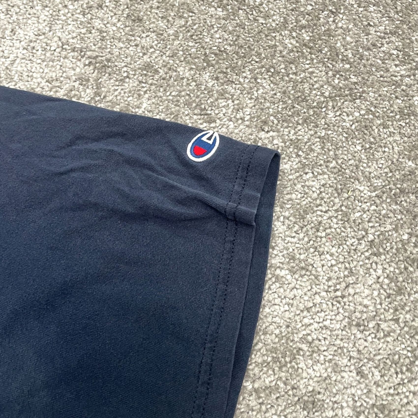 Champion Champion University Of Illinois Graphic T-Shirt Mens Large Navy Blue Crew Tee Size US L / EU 52-54 / 3 - 6 Thumbnail