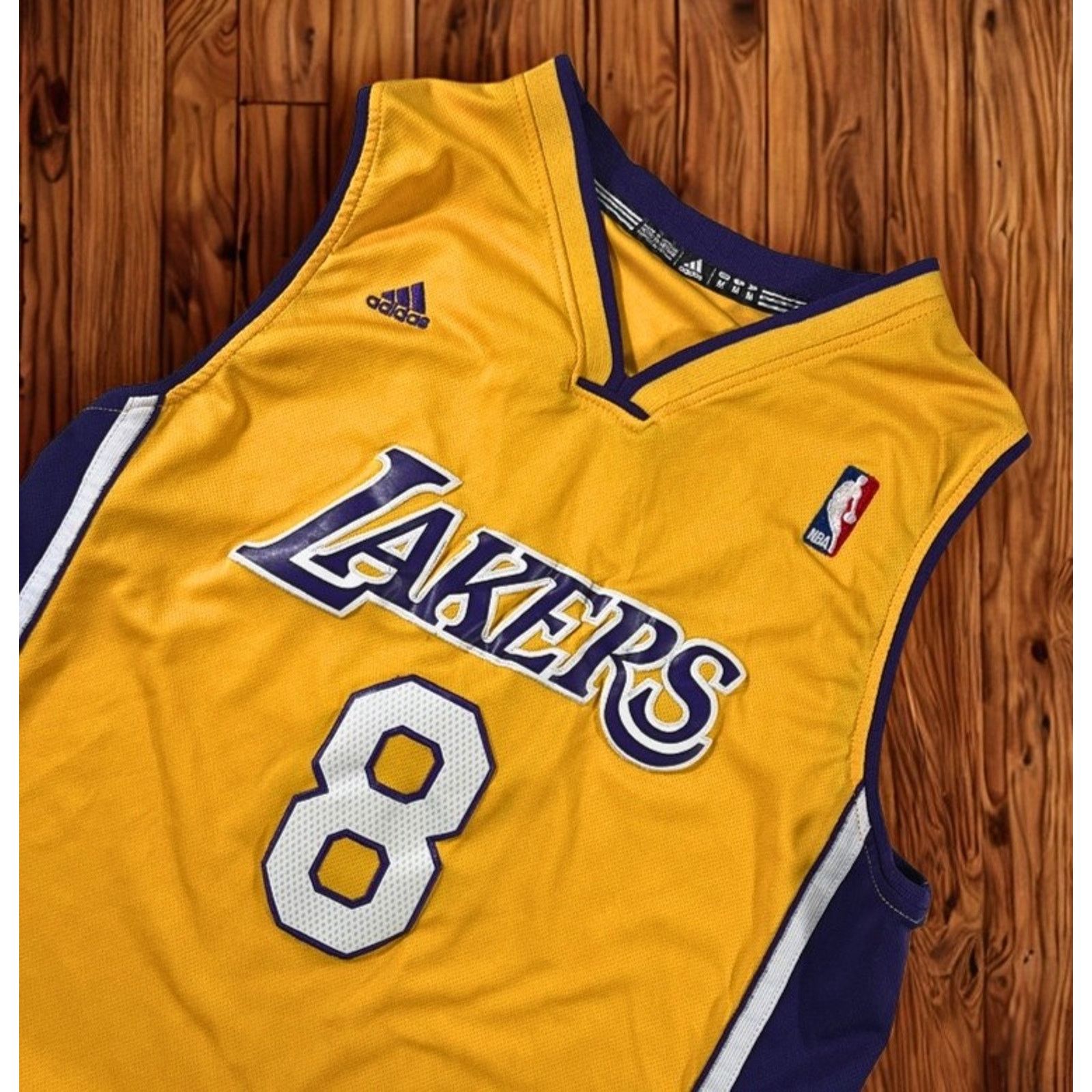 Adidas Kobe Bryant Los Angeles Lakers #8 Adidas NBA Jersey Sz M Size US M / EU 48-50 / 2 - 7 Thumbnail