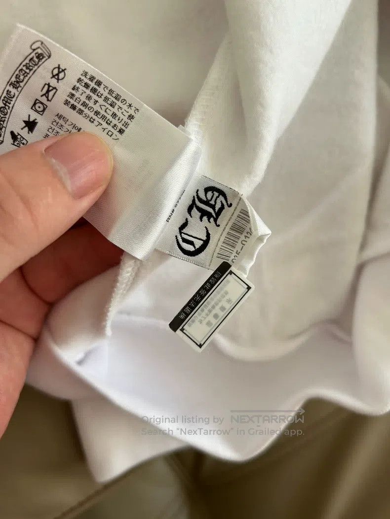 Chrome Hearts CHROME HEARTS Size S White rolling stone series blue tongue Size US S / EU 44-46 / 1 - 5 Thumbnail