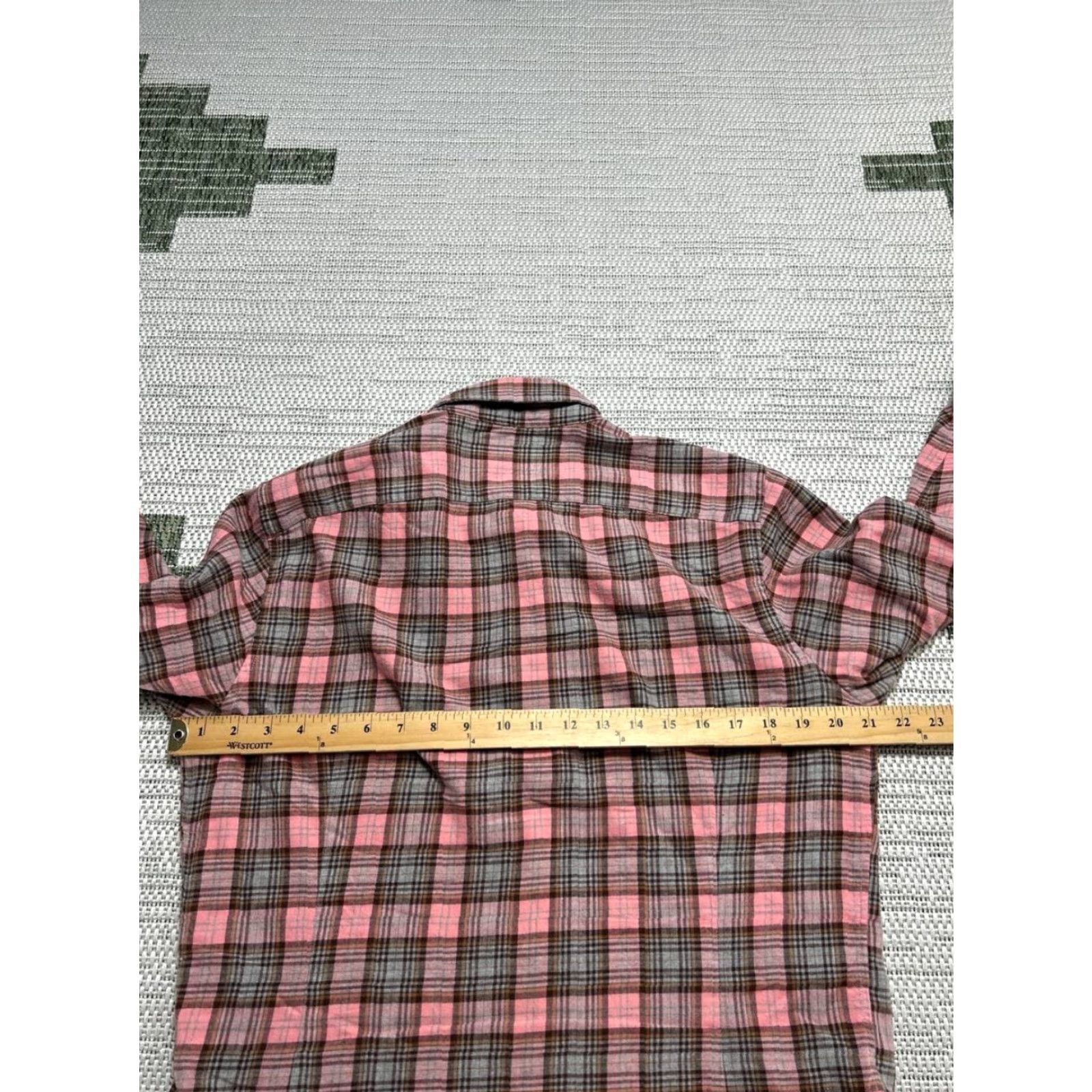Bonobos Bonobos Slim Fit Flannel Shirt Mens M Multicolor Plaid Button Up Knit Cotton Tailored Long Sleeve Casual Shirt Mens Maximize Search Size US M / EU 48-50 / 2 - 6 Thumbnail