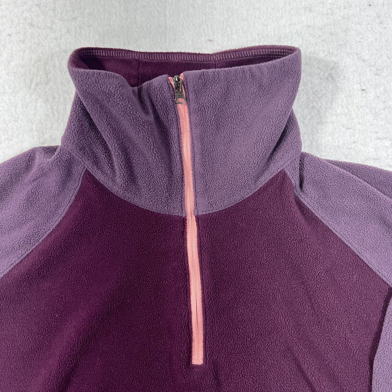 Columbia Columbia Sportswear 1/4 Zip Fleece Purple Sweatshirt Jacket Size L / US 10 / IT 46 - 2 Thumbnail