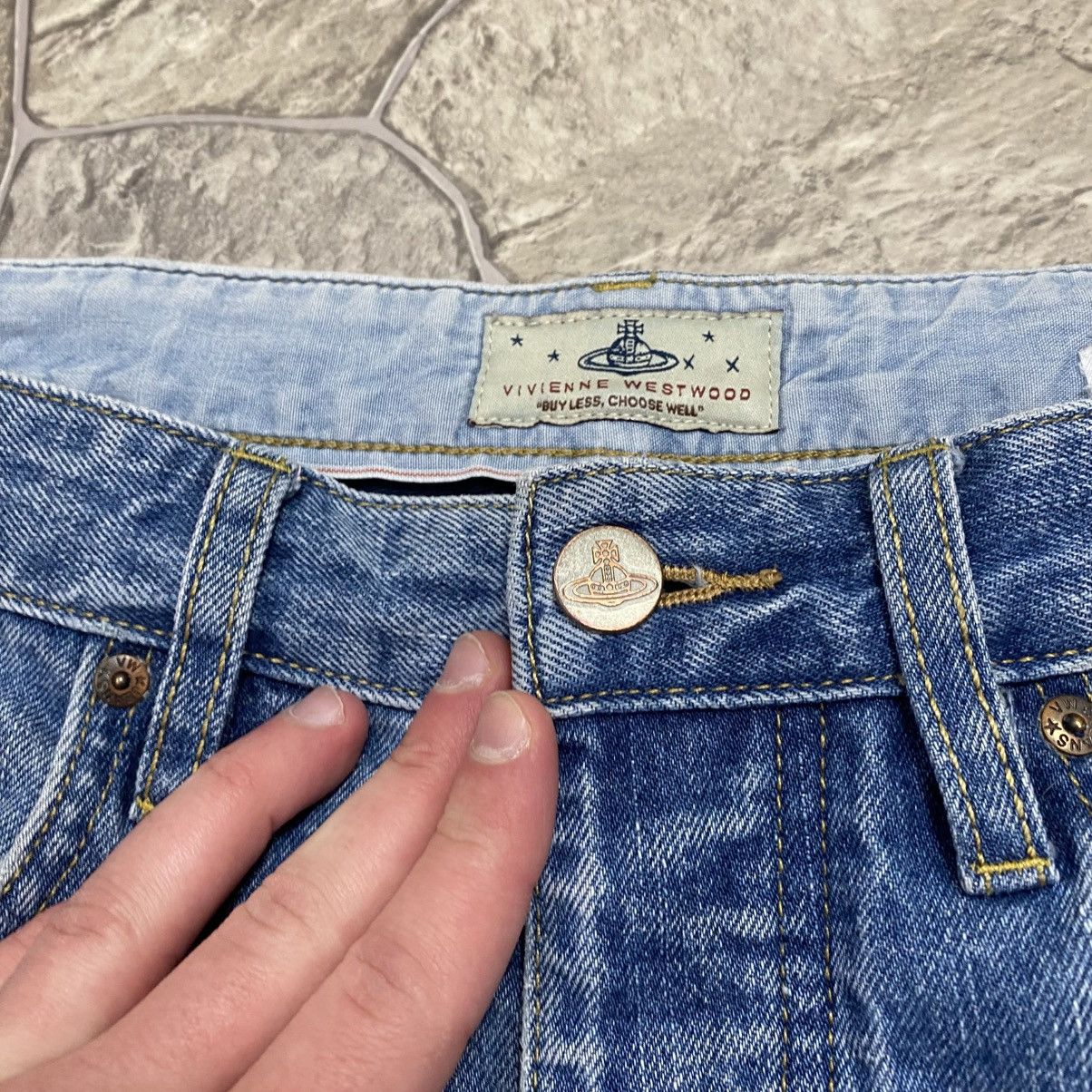 Vivienne Westwood Vivienne Westwood Denim Jeans Big Logo Size US 32 / EU 48 - 13 Thumbnail