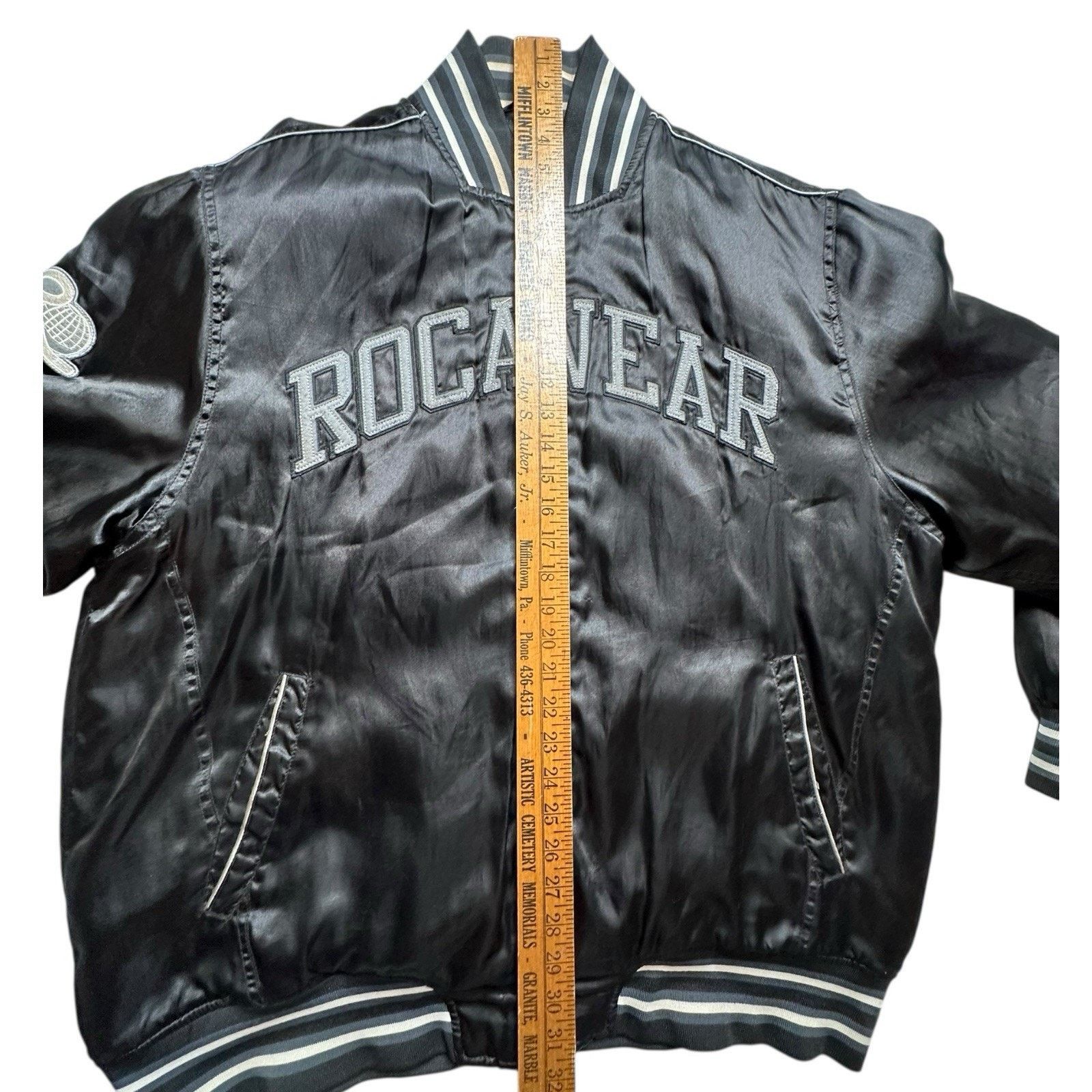 Rocawear Vintage Rare 2000’s Y2K Rocawear Bomber Satin Jacket 2XL Size US XXL / EU 58 / 5 - 8 Thumbnail