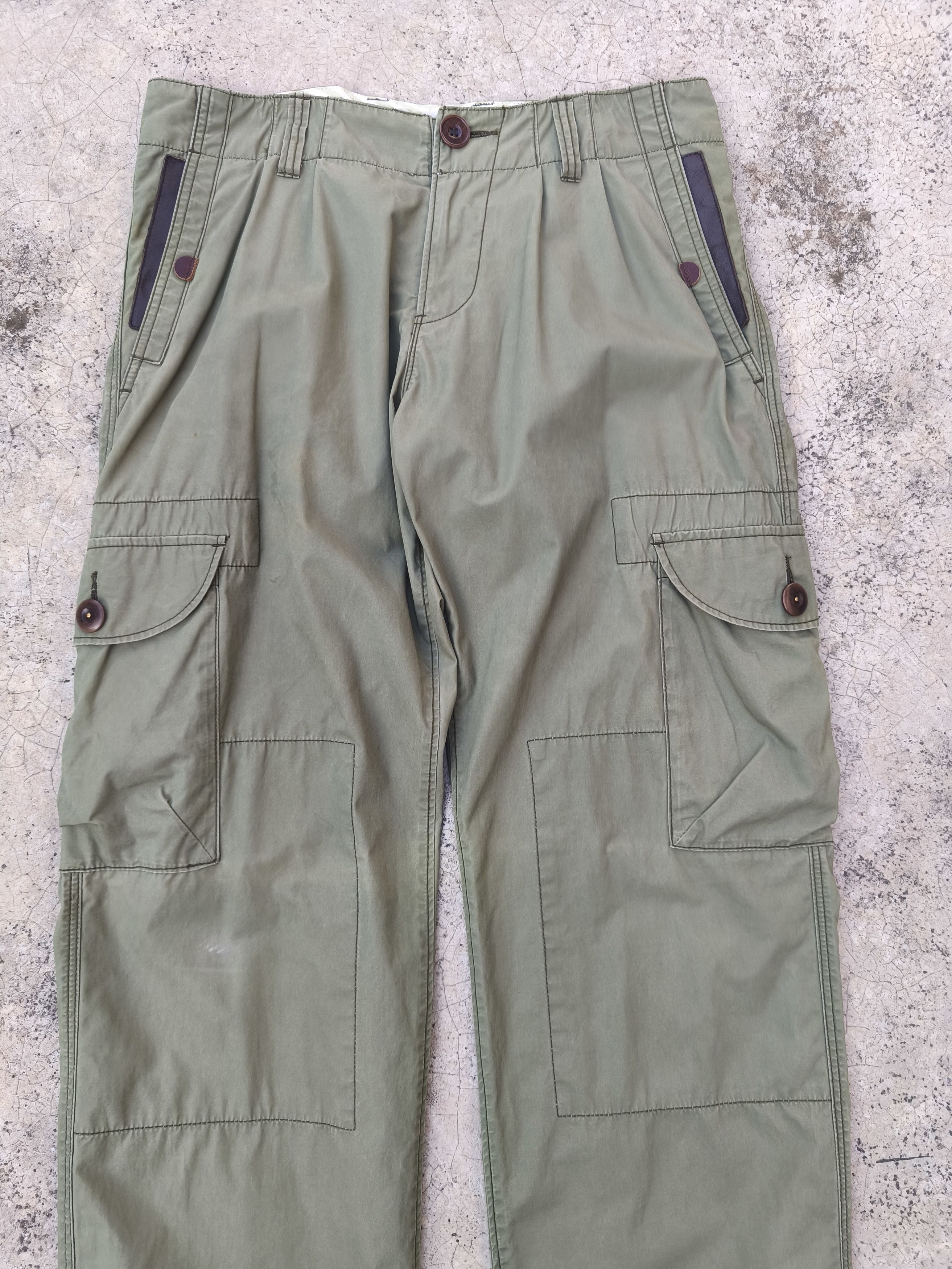 R.Newbold R Newbold Cargo pants Olive Green color Size US 32 / EU 48 - 2 Thumbnail