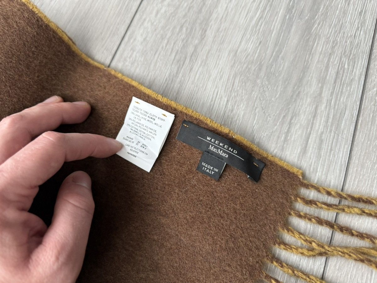Max Mara Max Mara Weekend Wool Scarf Size ONE SIZE - 6 Thumbnail