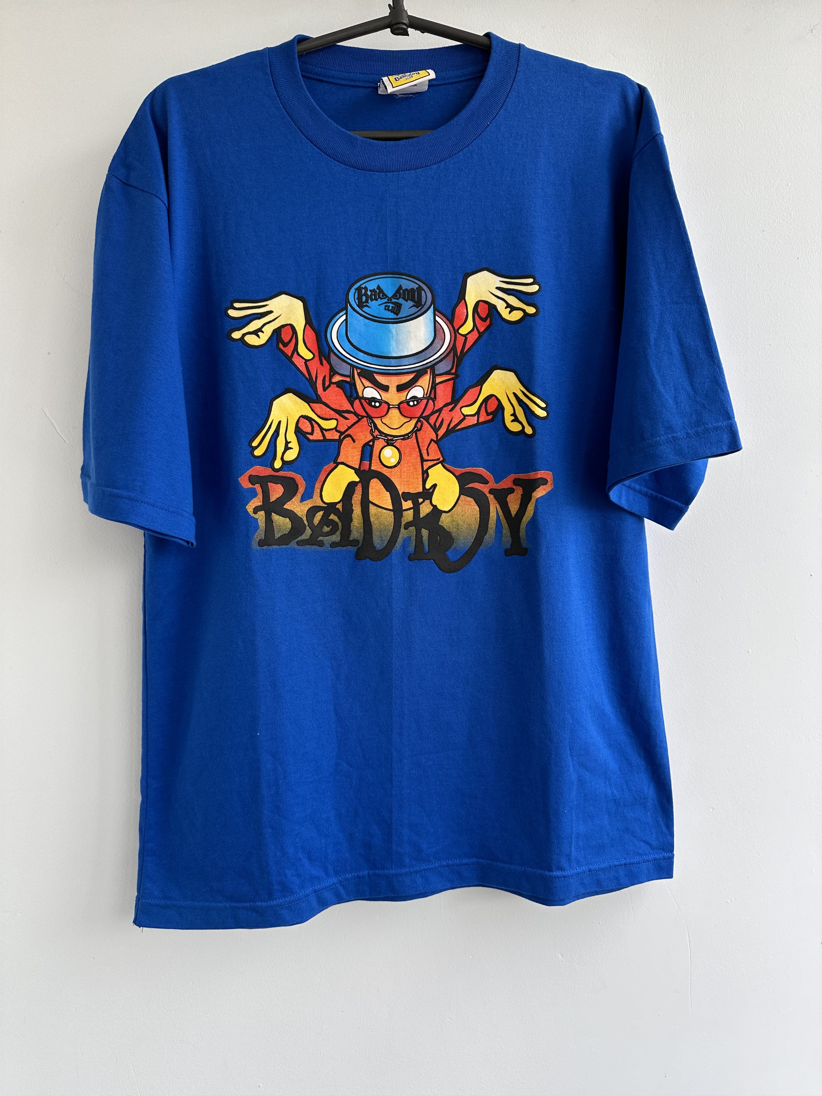 image of Bad Boy Club Vintage T Shirt in Blue, Men's (Size Large)