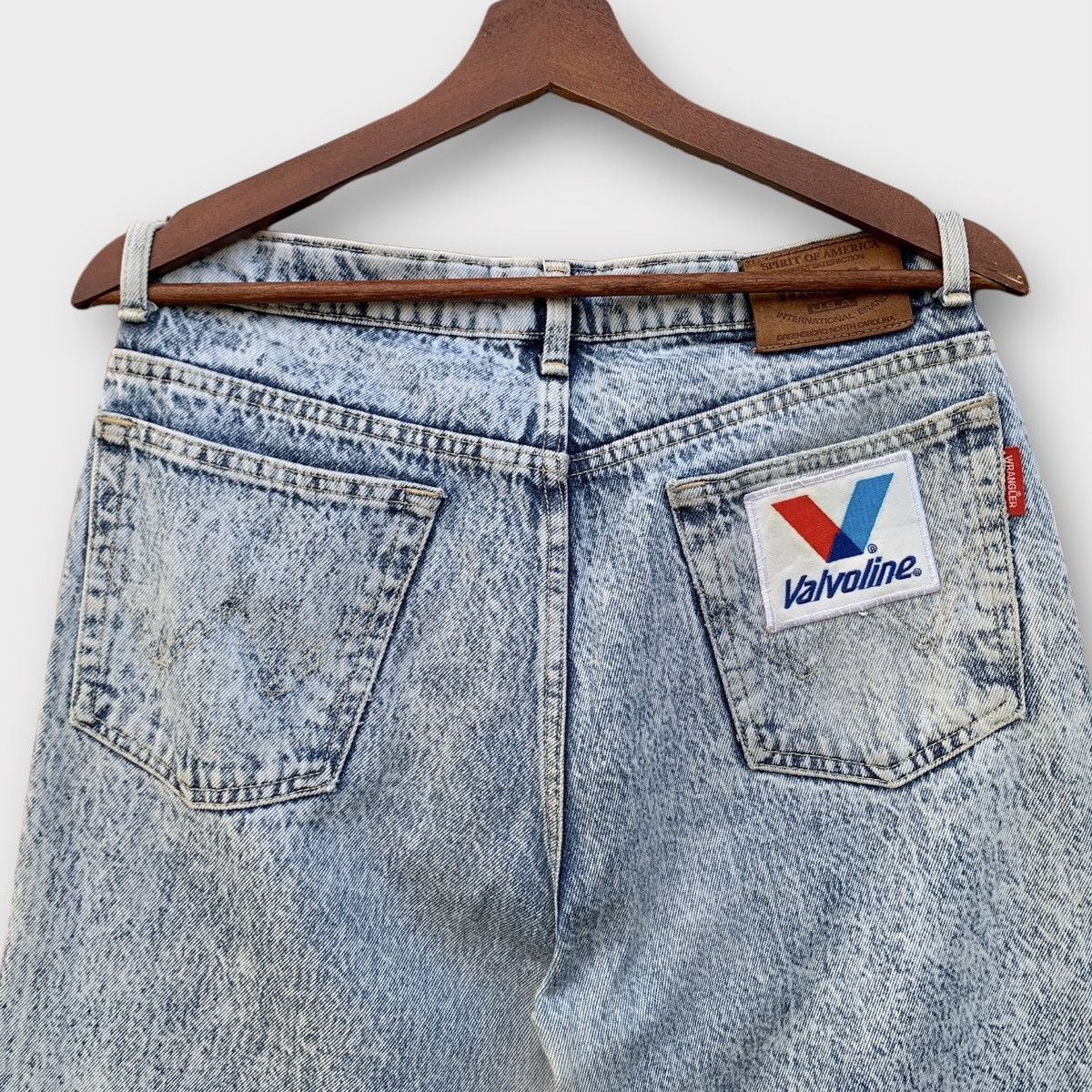Wrangler Vintage Wrangler X Valvoline Acid Wash Jeans Pant Size US 32 / EU 48 - 4 Thumbnail