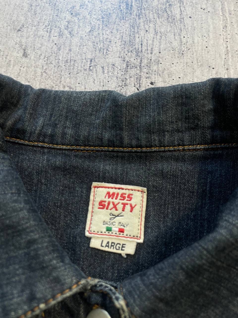 Japanese Brand × Miss Sixty × Vintage Vintage Crazy Miss Sixty Denim Jacket Y2K Size L / US 10 / IT 46 - 7 Thumbnail