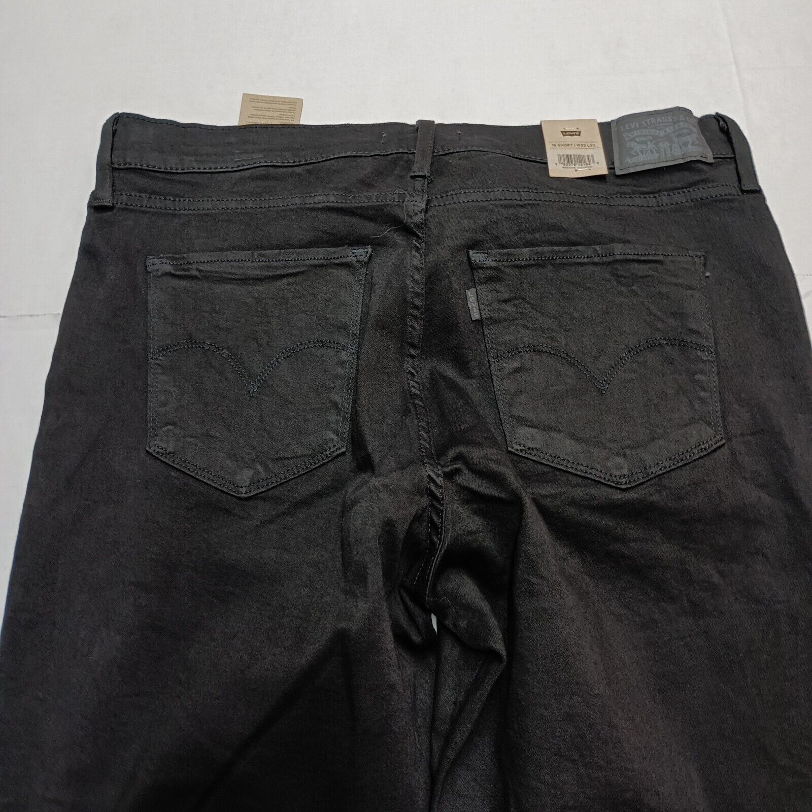 Levi's Levi's 724 Slim Straight Jeans Women's 16 Short 33x30 Black Size 33" - 10 Thumbnail