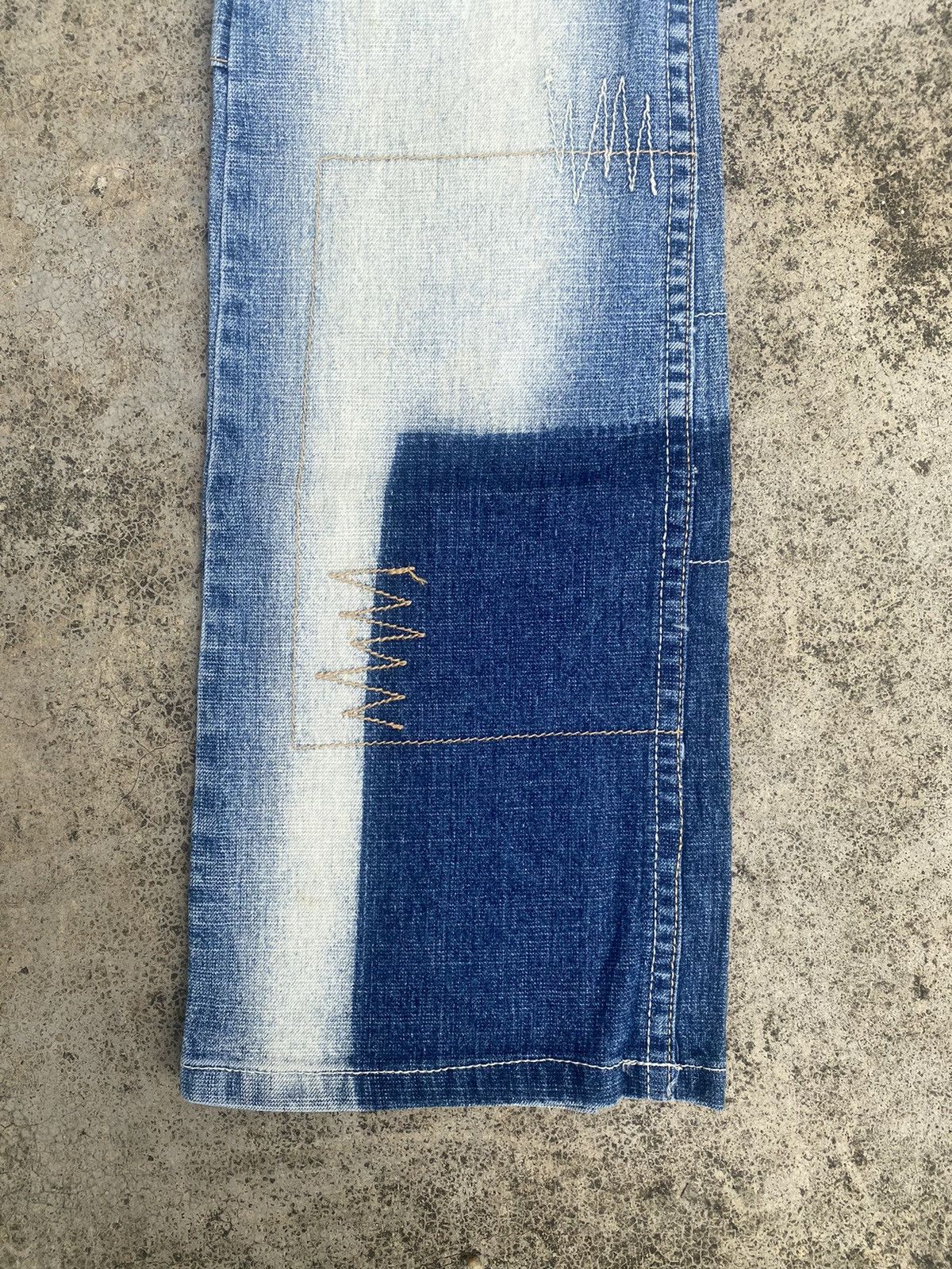If Six Was Nine × Japanese Brand Flare Jeans Ruble Patchwork Bootcut Size US 29 - 4 Thumbnail