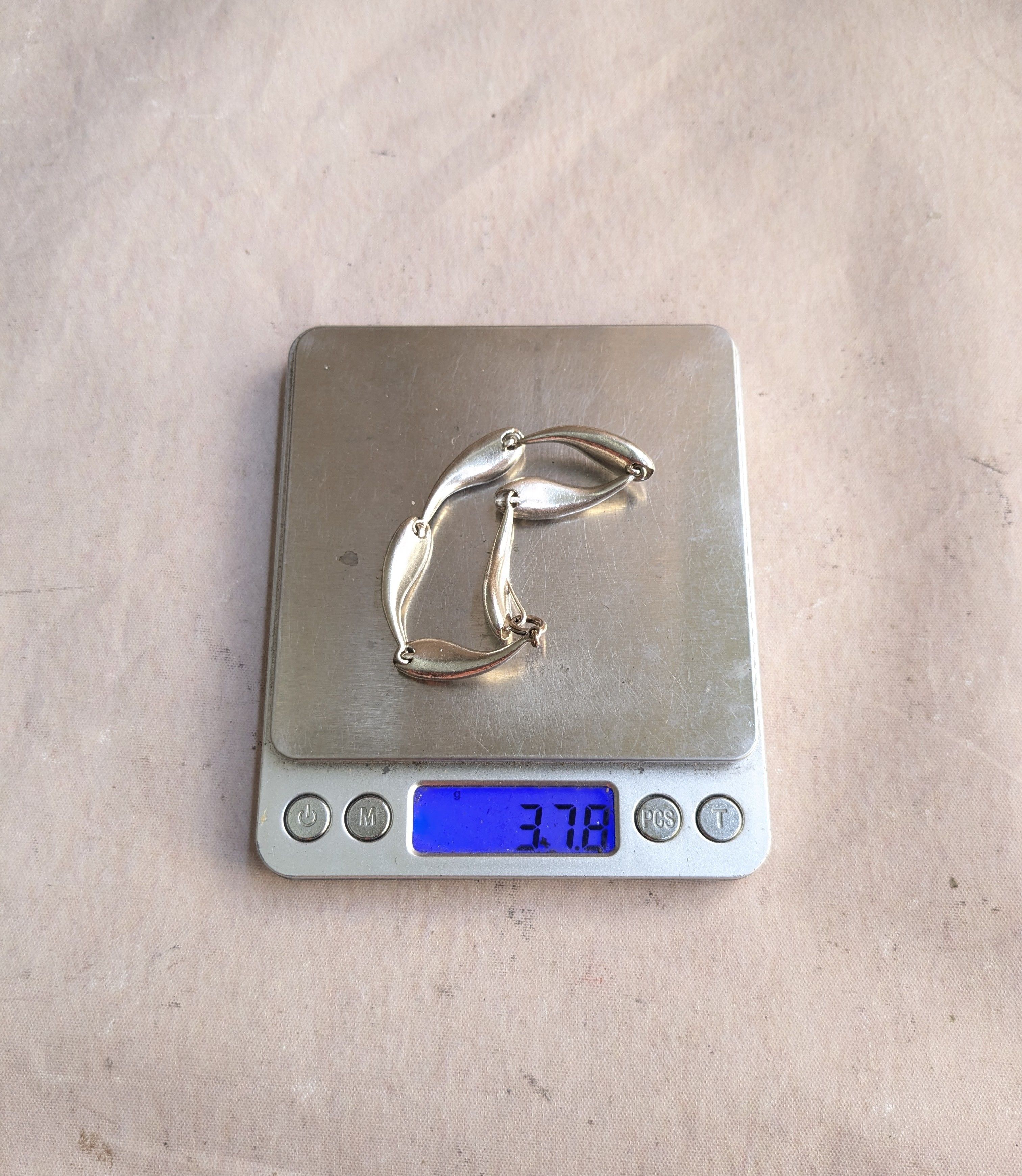 Jewelry Vintage Sterling Silver Bracelet E.Schiff Whale Modern Avant Size ONE SIZE - 18 Thumbnail