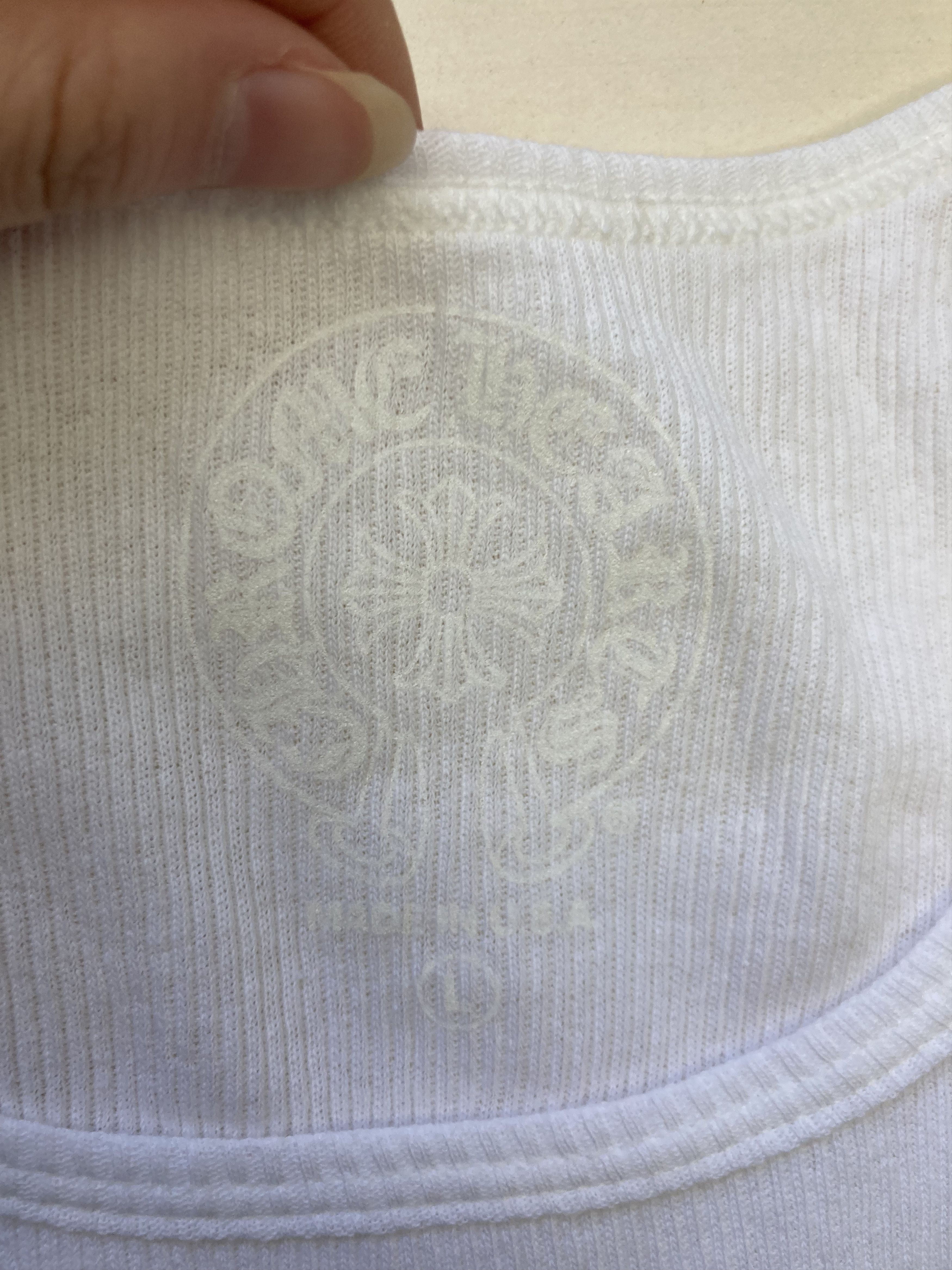 Chrome Hearts Chrome Hearts Middle Finger Graphic Tank Top Size L / US 10 / IT 46 - 4 Thumbnail