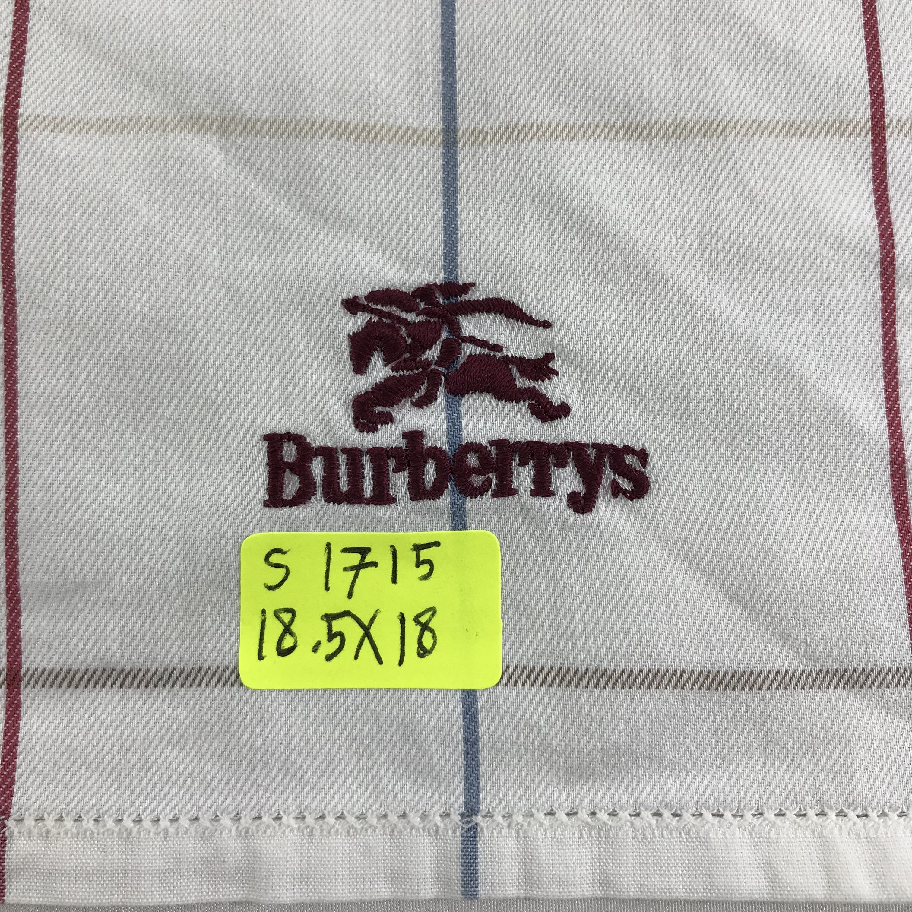Burberry × Vintage Burberry Bandana / Handkerchief / Neckerchief - S1715 Size ONE SIZE - 6 Thumbnail