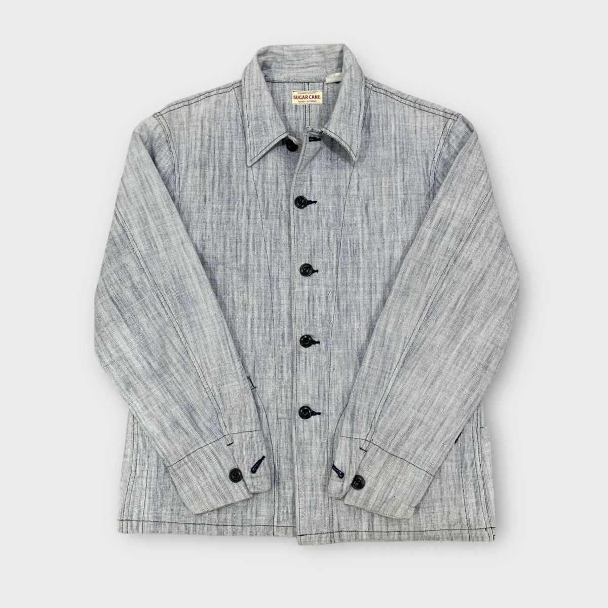 Sugar Cane VINTAGE SUGAR CANE CHORE DENIM JACKET TOYO ENTERPRISE JAPAN Size US M / EU 48-50 / 2 - 3 Thumbnail