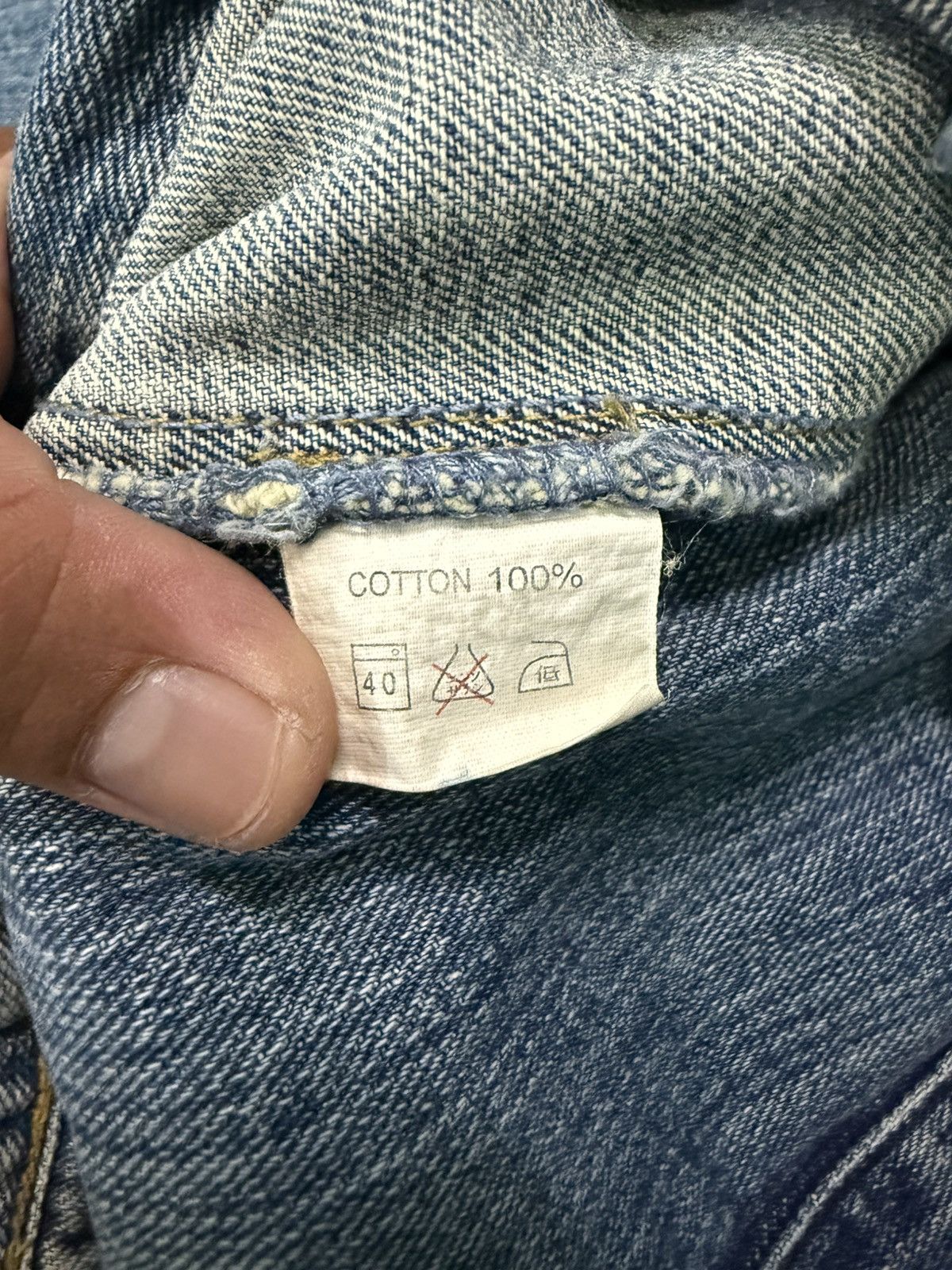 Supreme BALANCE WEAR DESIGN SPLASH DENIM JACKET Size US L / EU 52-54 / 3 - 14 Thumbnail