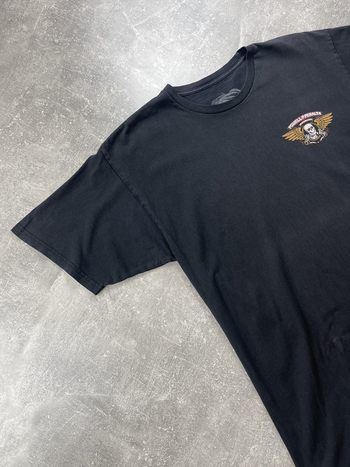 Powell Peralta × Vintage Powell Peralta Ripper Skull Wing Logo Skateboarding T-Shirt Size US L / EU 52-54 / 3 - 6 Thumbnail