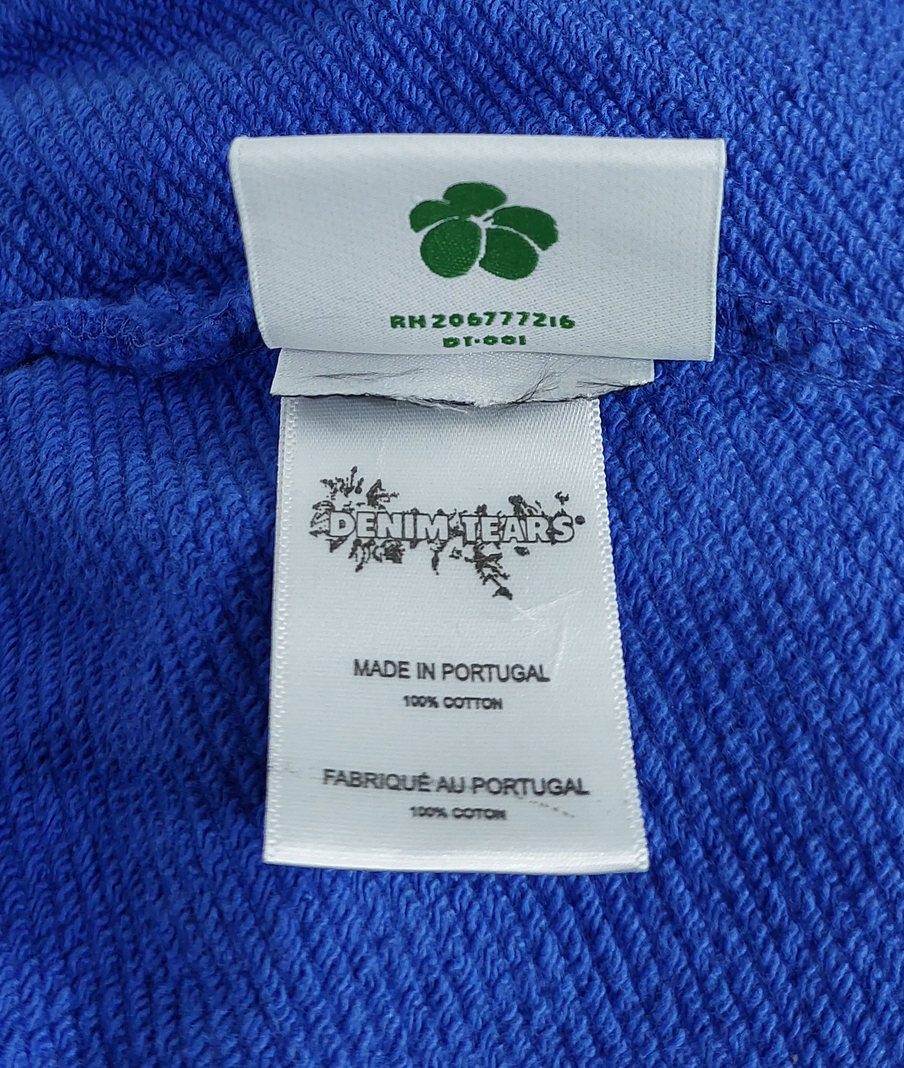 DENIM TEARS cotton wreath large sweatpants - blue L Size US 34 / EU 50 - 4 Thumbnail