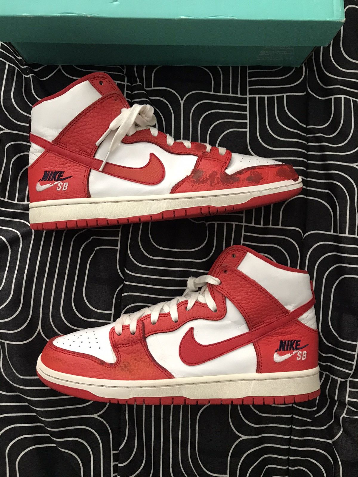 Nike Nike Sb dunk high future court red dream team red Size 9.5 Size US 9.5 / EU 42-43 - 1 Thumbnail