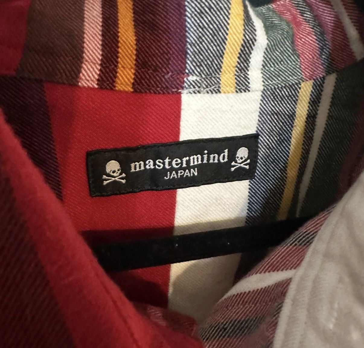 Mastermind Japan Mastermind Japan Men's Red Check Plaid Flannel Size US XL / EU 56 / 4 - 8 Thumbnail