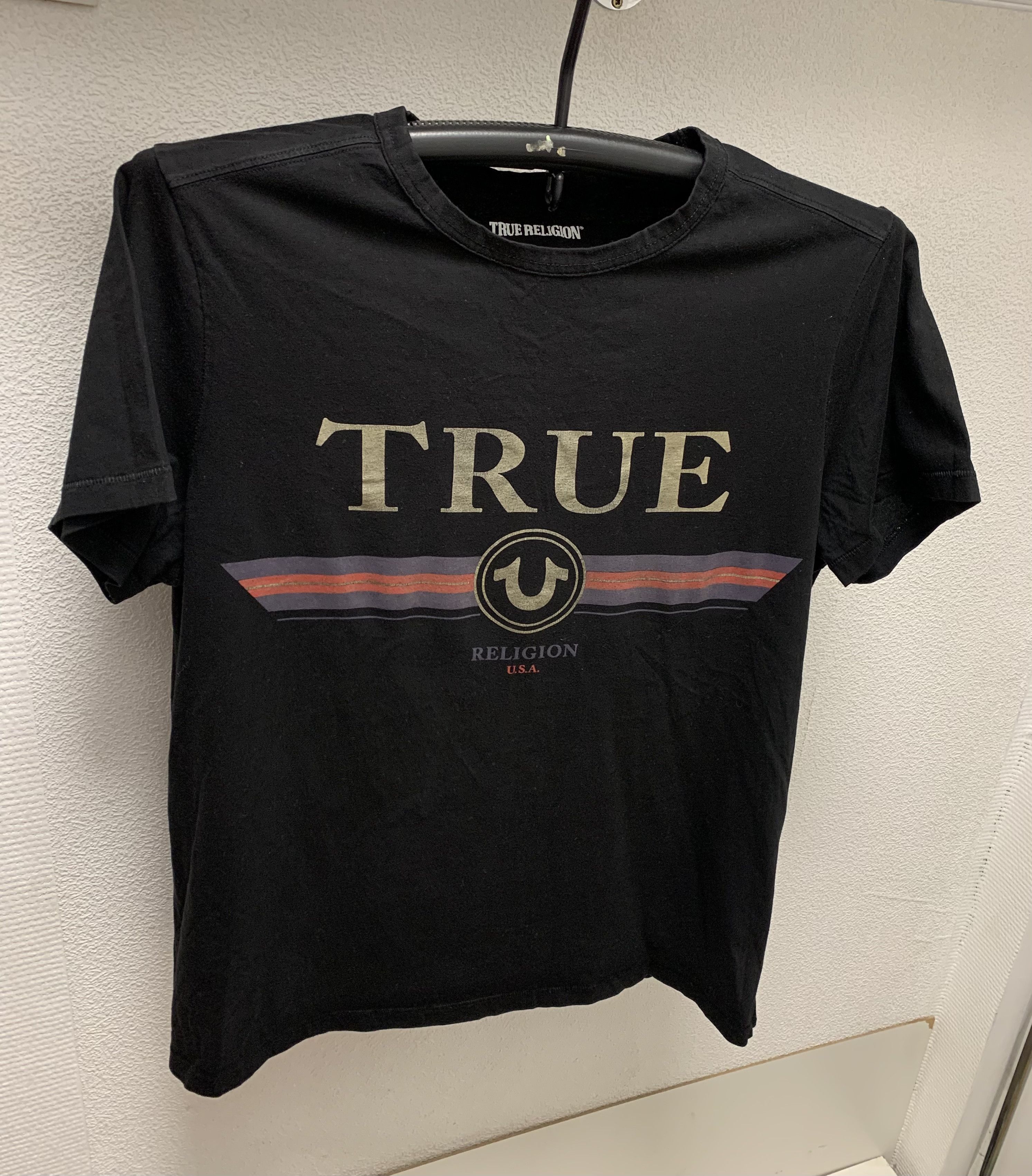 True Religion True religion usa black t-shirt big logo Xl Size US XL / EU 56 / 4 - 1 Thumbnail