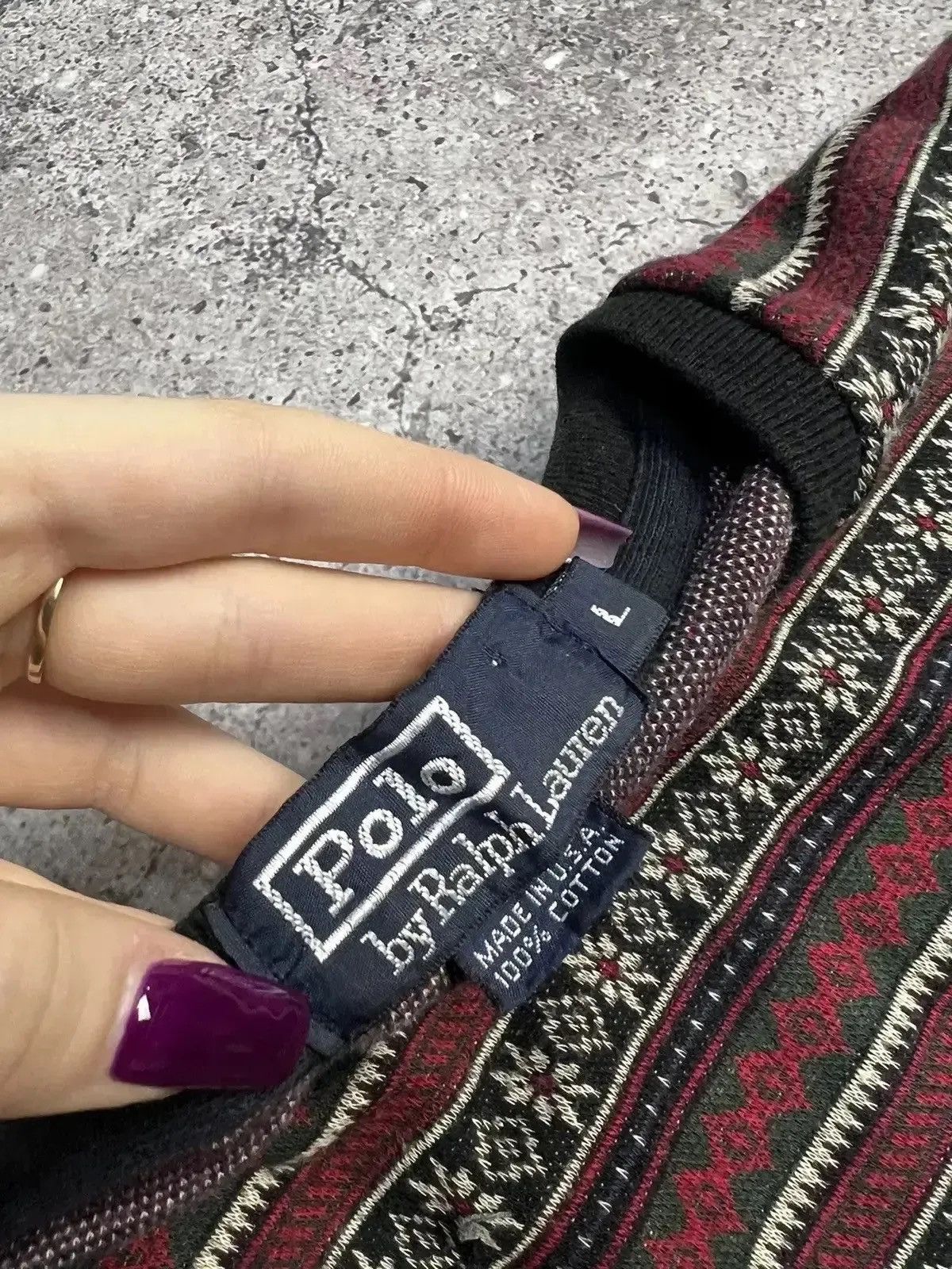 Polo Ralph Lauren × RRL Ralph Lauren × Vintage Vintage Y2K Polo Ralph Lauren Wool Sweater nova check Size US M / EU 48-50 / 2 - 7 Thumbnail