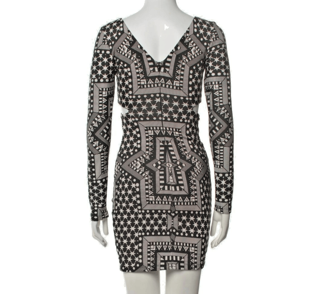 Mara Hoffman Mara Hoffman Sheath Dress – Size XS – Black/Gray – Cutout – Size XS / US 0-2 / IT 36-38 - 3 Thumbnail