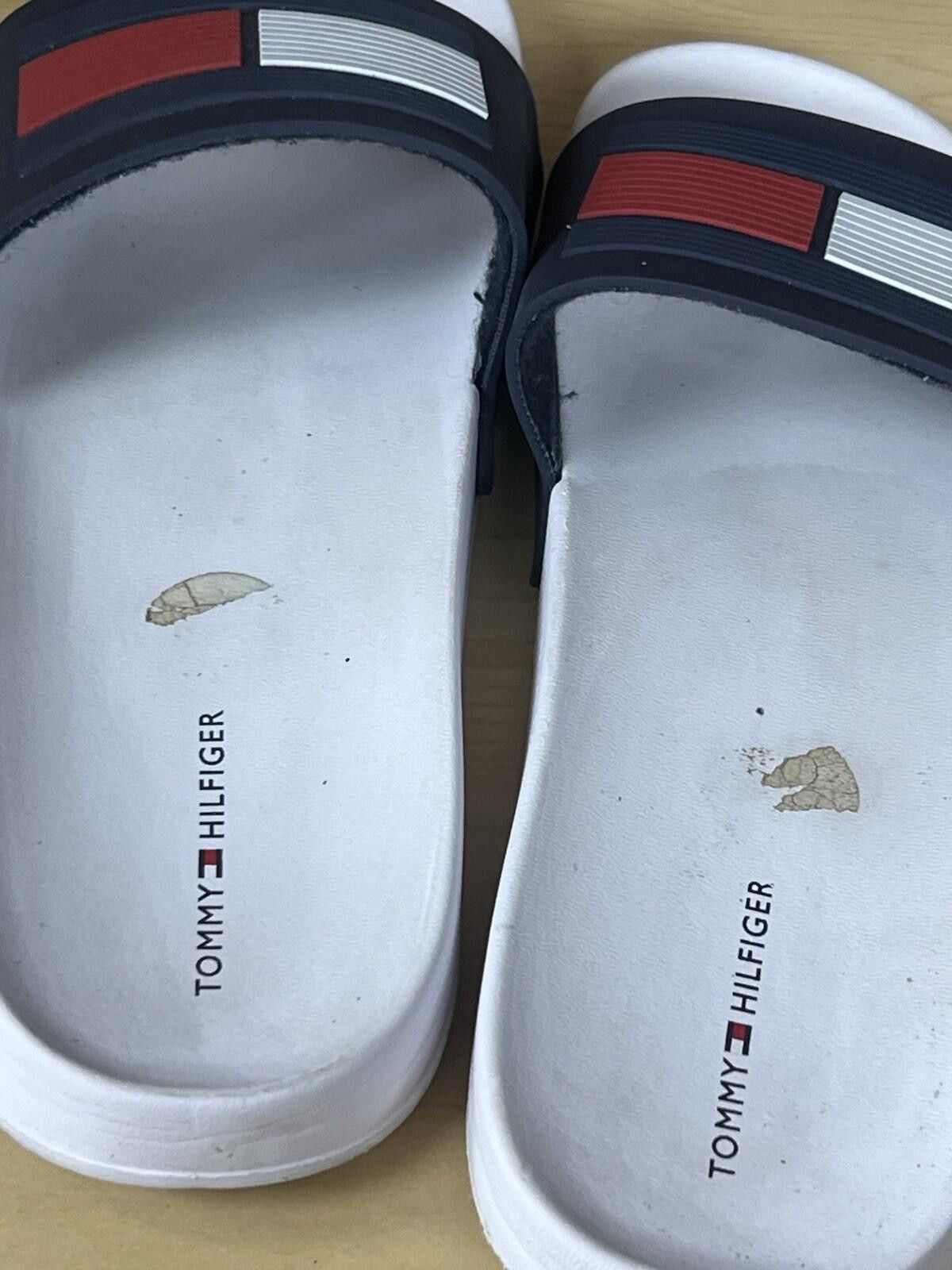 Tommy Hilfiger Tommy Hilfiger Dark Blue White Red Slide Sandal Flip Flop 11 Size US 9 / EU 42 - 4 Thumbnail