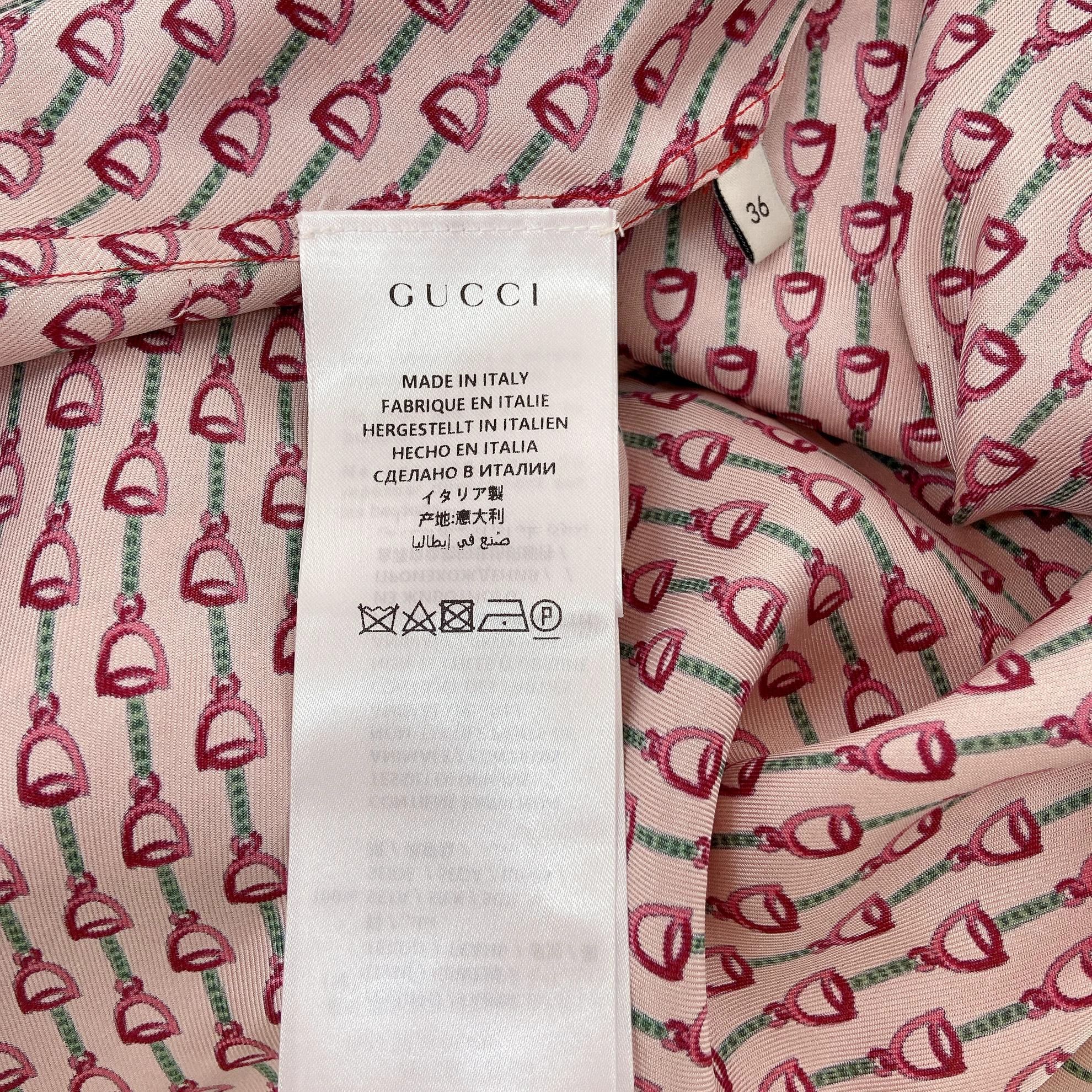Gucci Gucci Floral Silk Shirt Size 36 Size XS / US 0-2 / IT 36-38 - 8 Thumbnail
