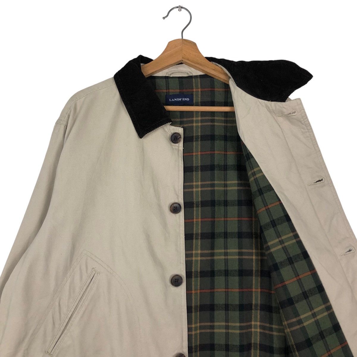 Japanese Brand Vintage Detroit Chore Jacket Lands’End Blanket LiningTartan Size US L / EU 52-54 / 3 - 12 Thumbnail