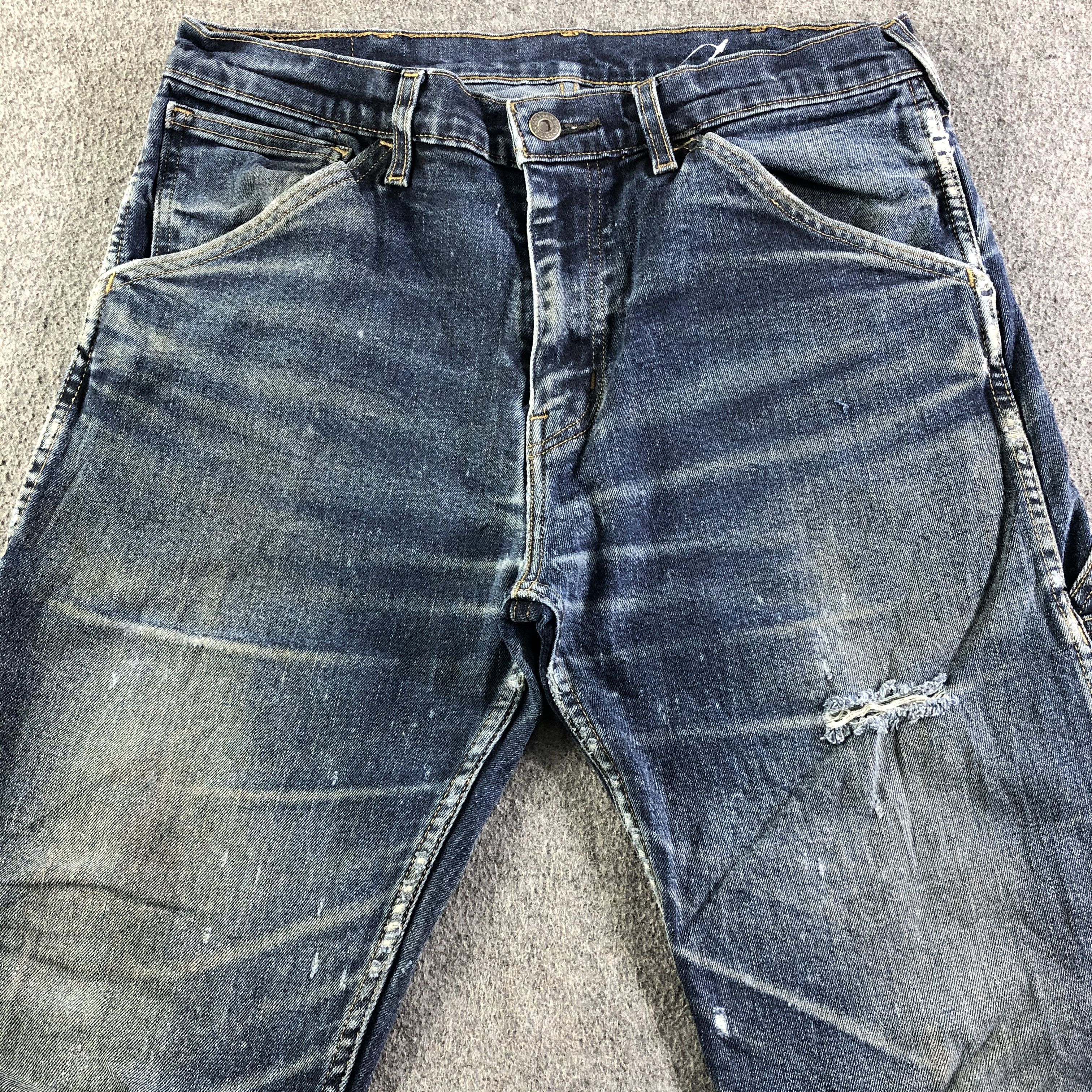 Levi's Vintage Blue Wash Levis 505 Jeans-J4289 Size US 32 / EU 48 - 3 Thumbnail
