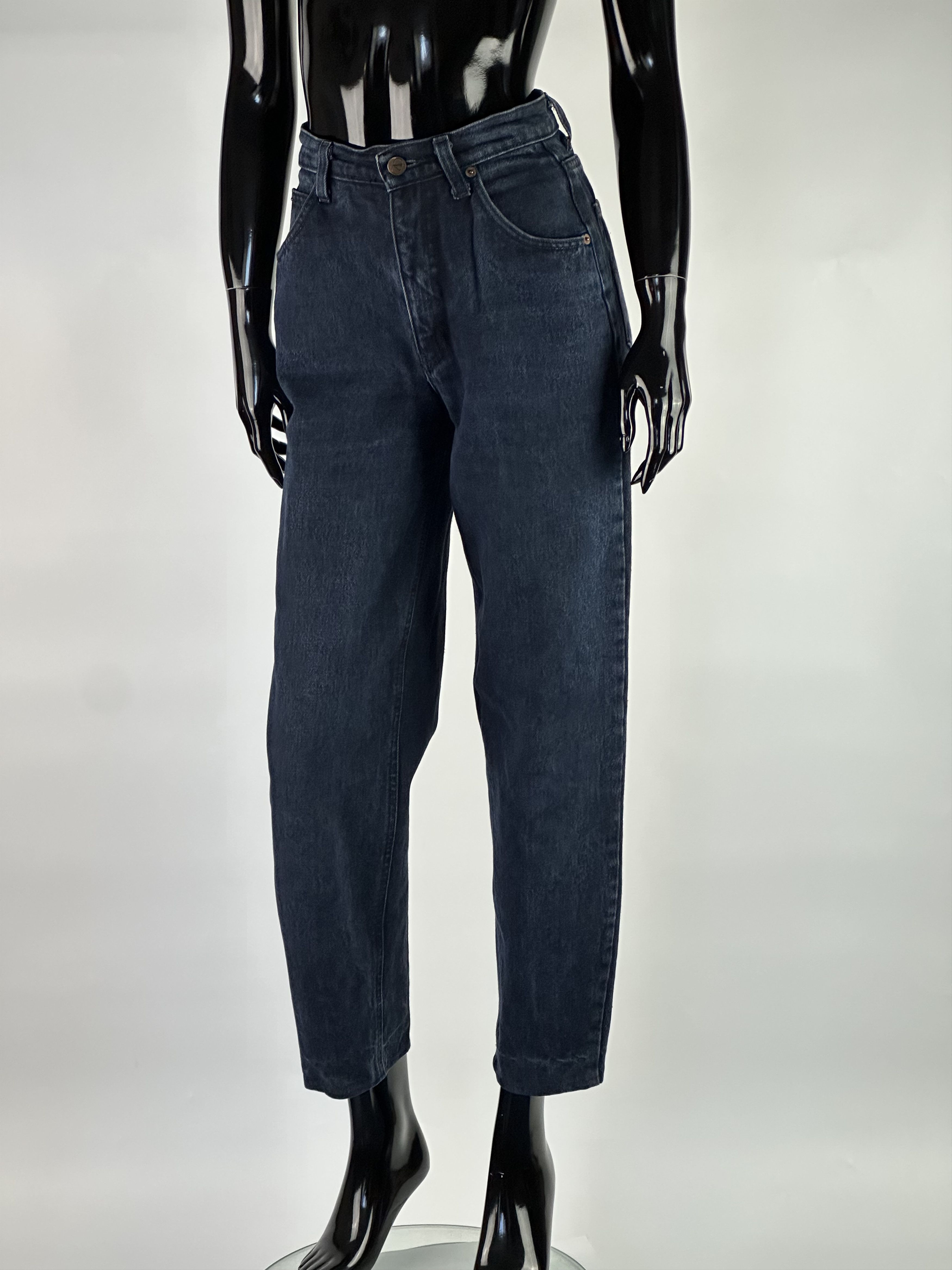 Valentino × Vintage 90s Valentino Vintage Mom Jeans Denim Pants Blue Size 27 Size 27" / US 4 / IT 40 - 2 Thumbnail