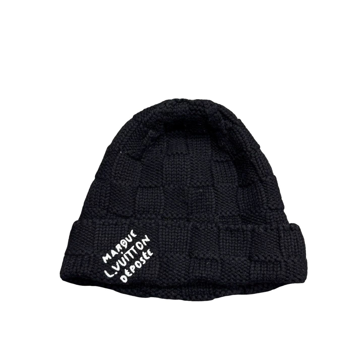 Louis Vuitton Louis Vuitton M76591 Bone Lv Ahead Beanie Chapeau