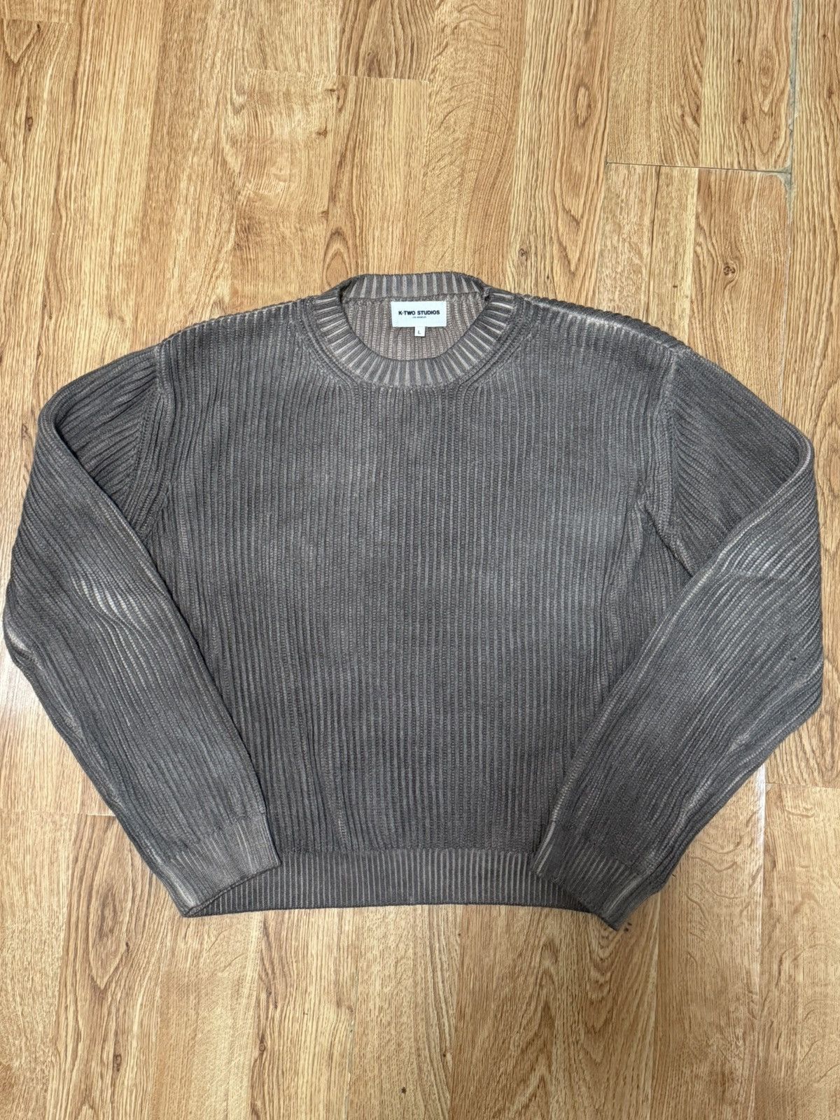 K-Two Studios Ktwo Studios Brown Fisherman Knits Sweater Size US L / EU 52-54 / 3 - 5 Thumbnail