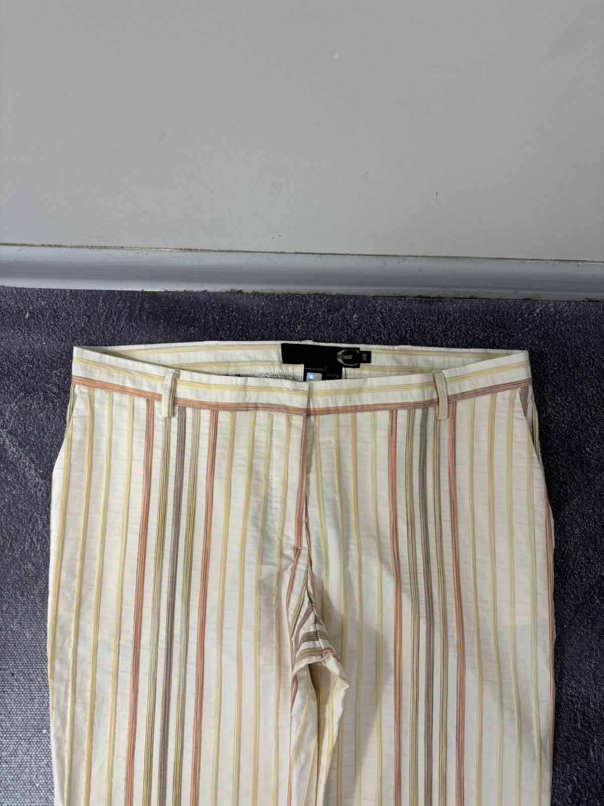 Just Cavalli Just Cavalli By Roberto Cavalli Women’s Striped Flared Pants Size 32" / US 10 / IT 46 - 4 Thumbnail