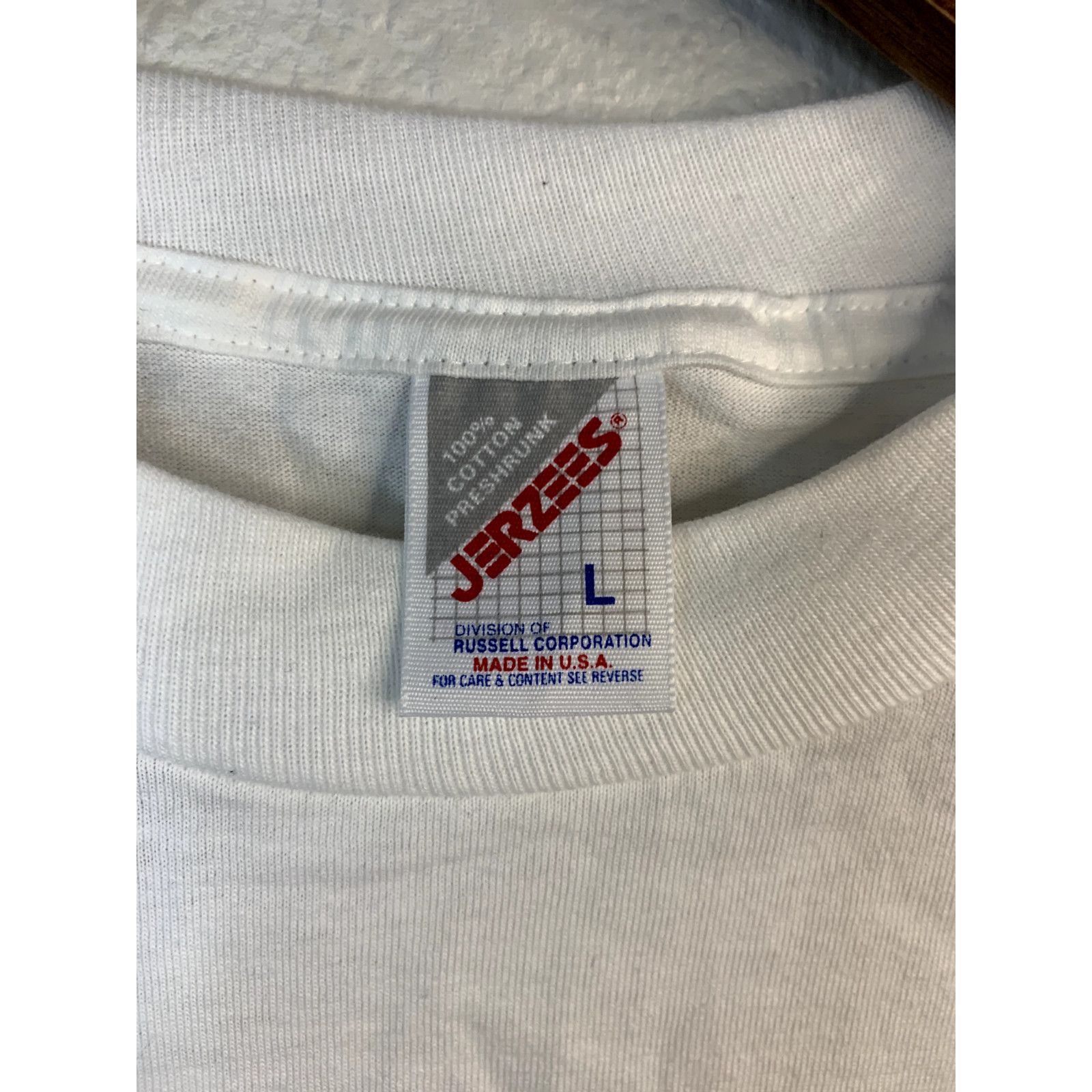 Jerzees Vintage Texas Shirt Fiesta Folk Dancers Graphic L White Tee Size US L / EU 52-54 / 3 - 6 Thumbnail
