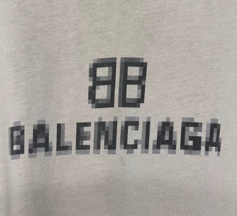 Balenciaga Balenciaga Mosaic Logo Destruction Short Sleeve Size US S / EU 44-46 / 1 - 2 Thumbnail