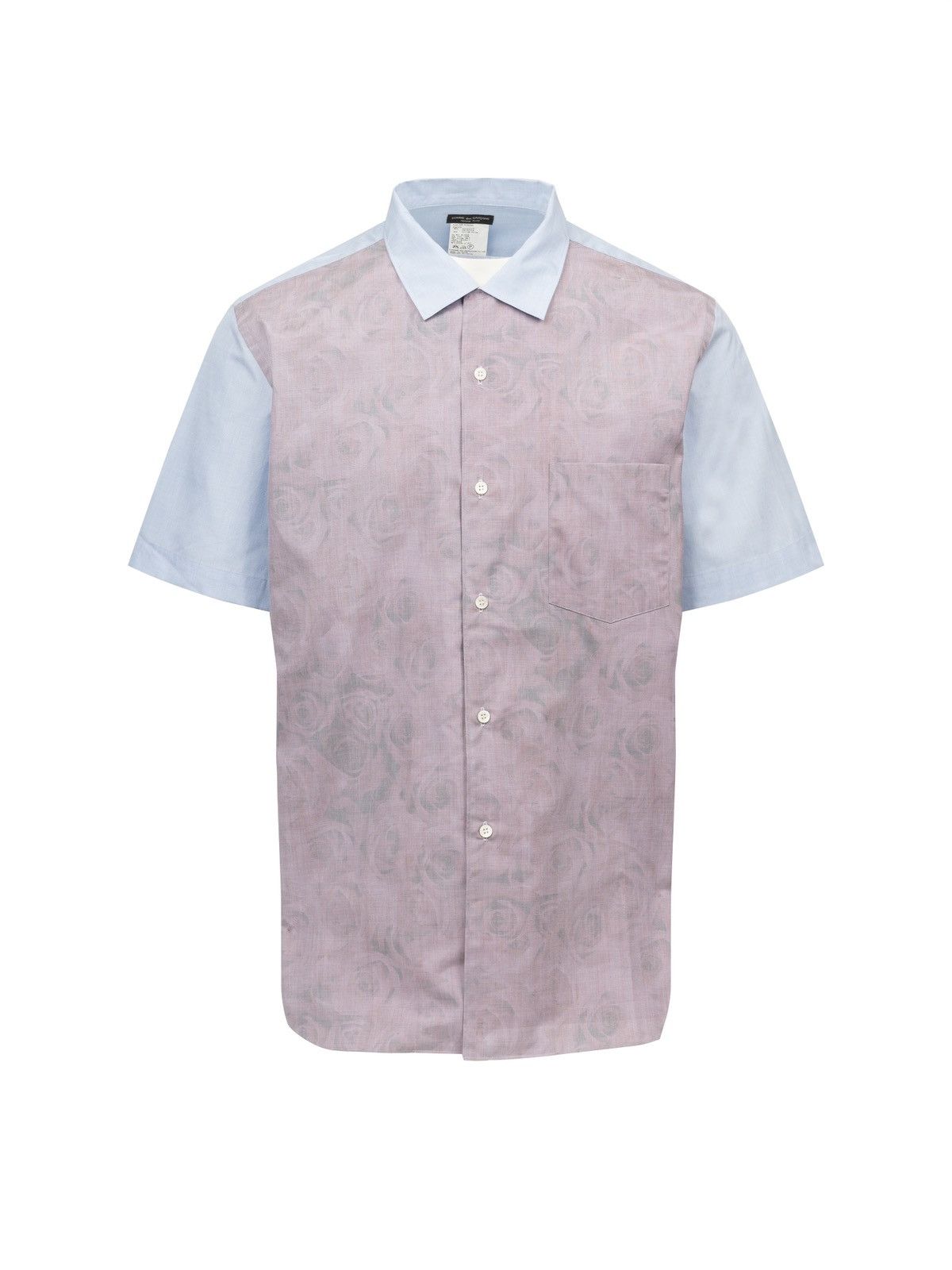 Comme des Garcons Homme Plus COMME des GARÇONS Homme Plus red roses short sleeve shirt Size US L / EU 52-54 / 3 - 1 Thumbnail