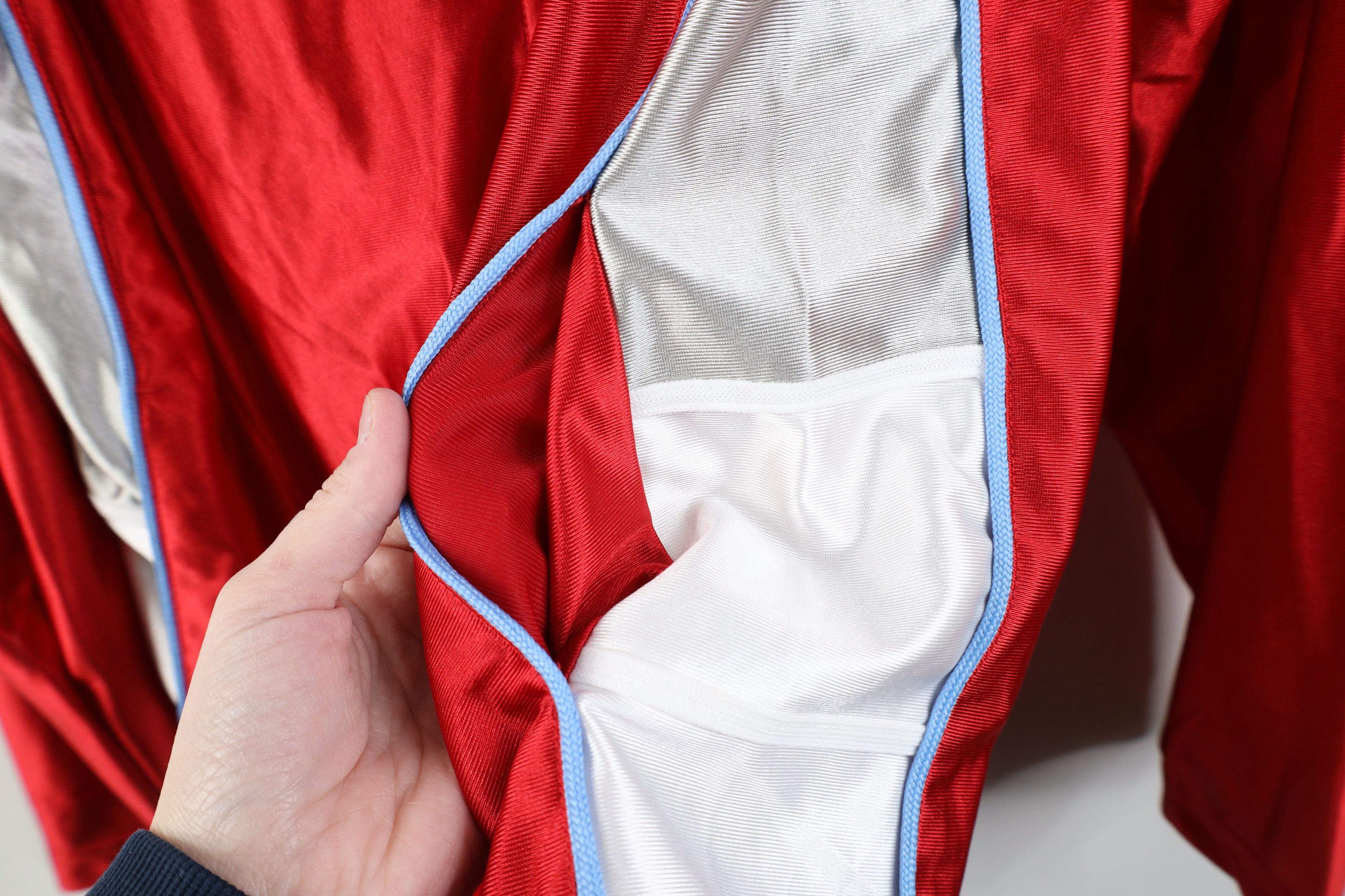 Nike Vintage 90s Nike Silky Dazzle Full Zip Basketball Jacket Size US S / EU 44-46 / 1 - 10 Thumbnail