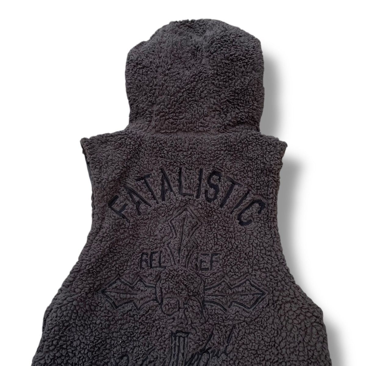 If Six Was Nine 🇯🇵☠️ GHOST OF HARLEM SKULL WORDING FLEECE DUFFLE JACKET Size US M / EU 48-50 / 2 - 5 Thumbnail