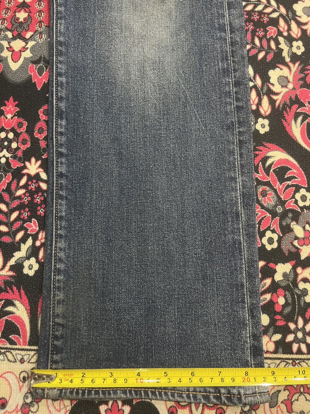 Levi's Vintage Levi’s 569 Big E Non Selvedge Blue Washed Jeans Size US 31 - 16 Thumbnail