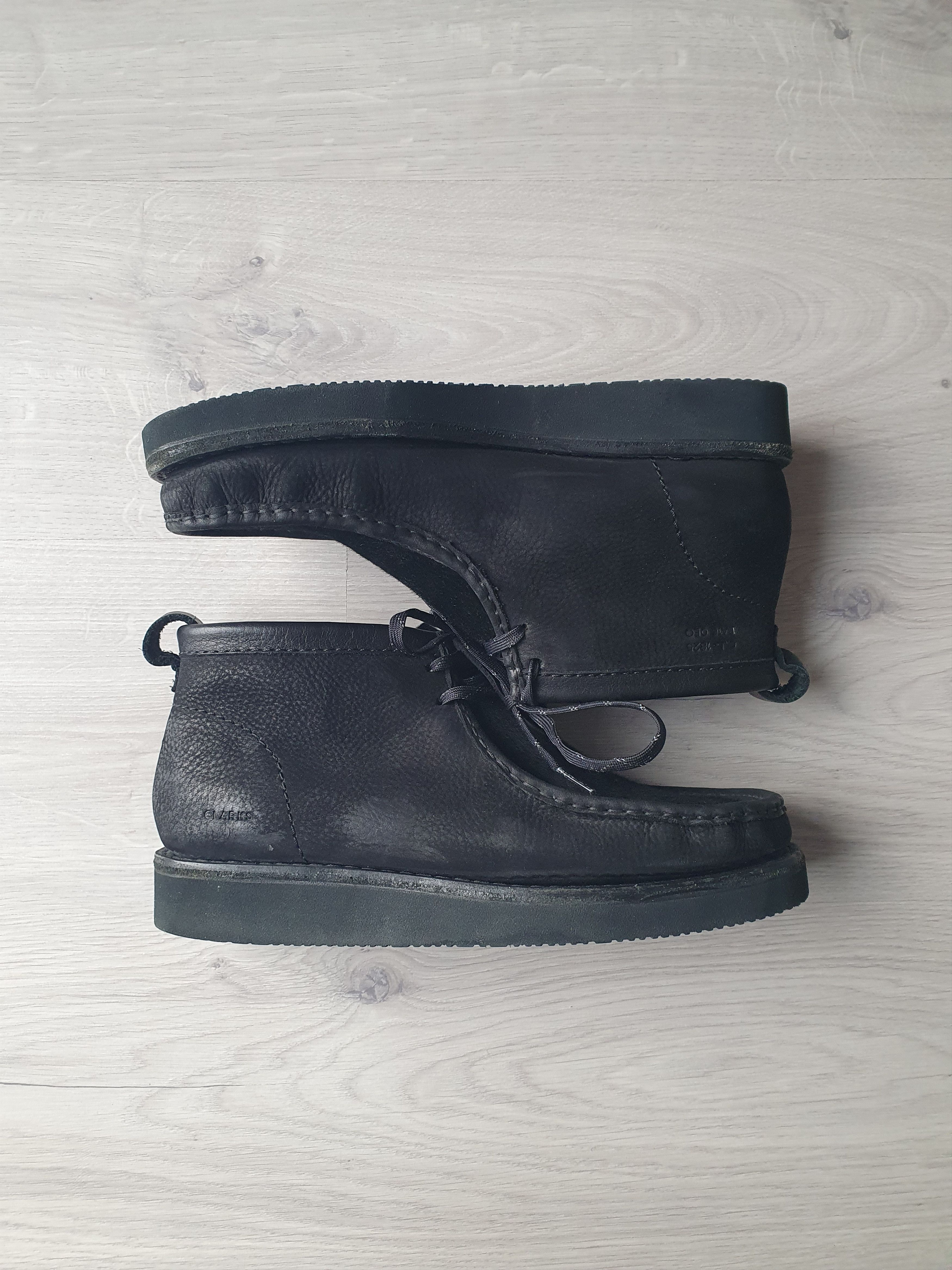 image of Clarks Wallabee Pony Vibram Shoes in Black, Men's (Size 11)