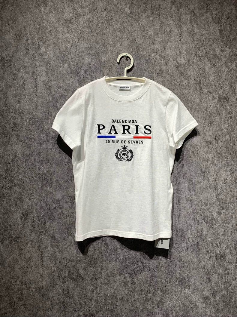 Balenciaga Balenciaga White Short Sleeve T-Shirt, Size S Size US S / EU 44-46 / 1 - 1 Thumbnail
