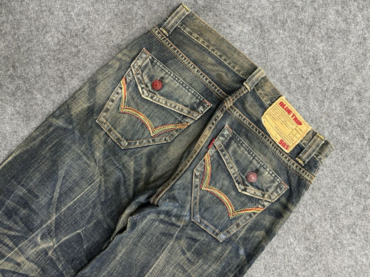 Edwin 💥Insane Raw Fades💥Edwin 503 Wide Japan Style Denim F478 Size US 33 - 21 Thumbnail