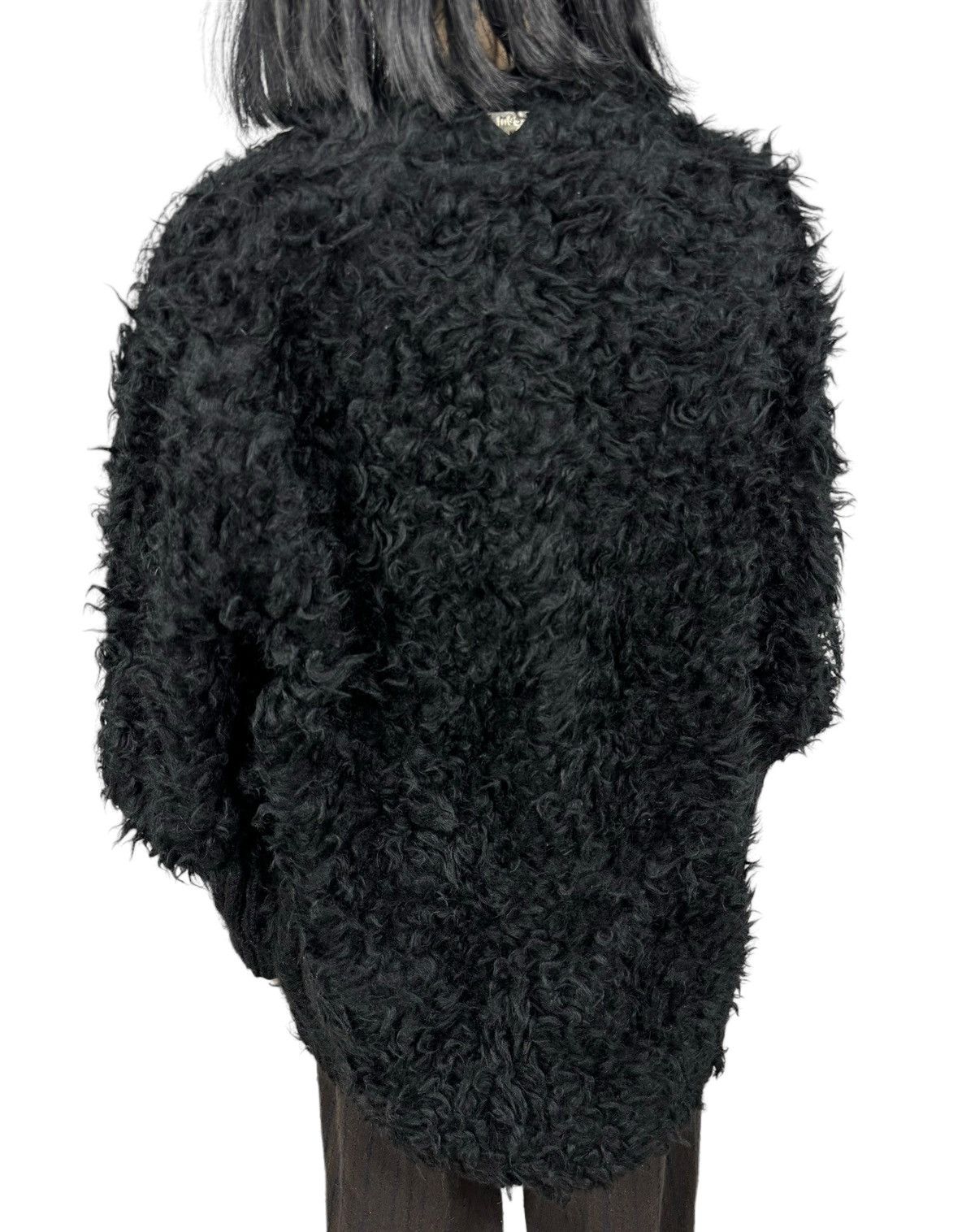 Designer Maria Grazia Severi Faux Fur Coat Sequin Decorated size 42 Size M / US 6-8 / IT 42-44 - 14 Thumbnail