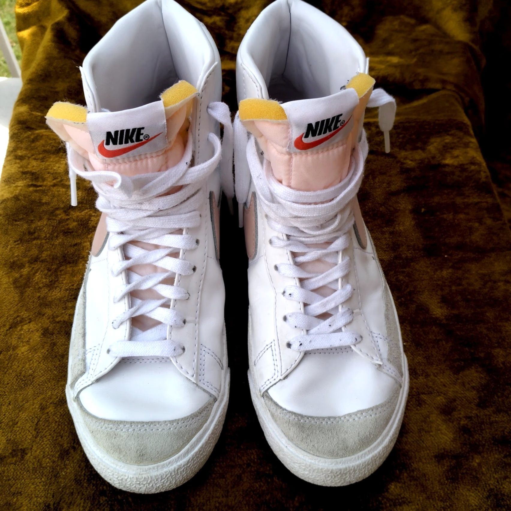 Nike Nike Blazer Mid Sneaker Women 7.5 White Pink CZ1055-118 - Classic Sports Comfort Activewear Casual Shoes Size S / US 4 / IT 40 - 3 Thumbnail