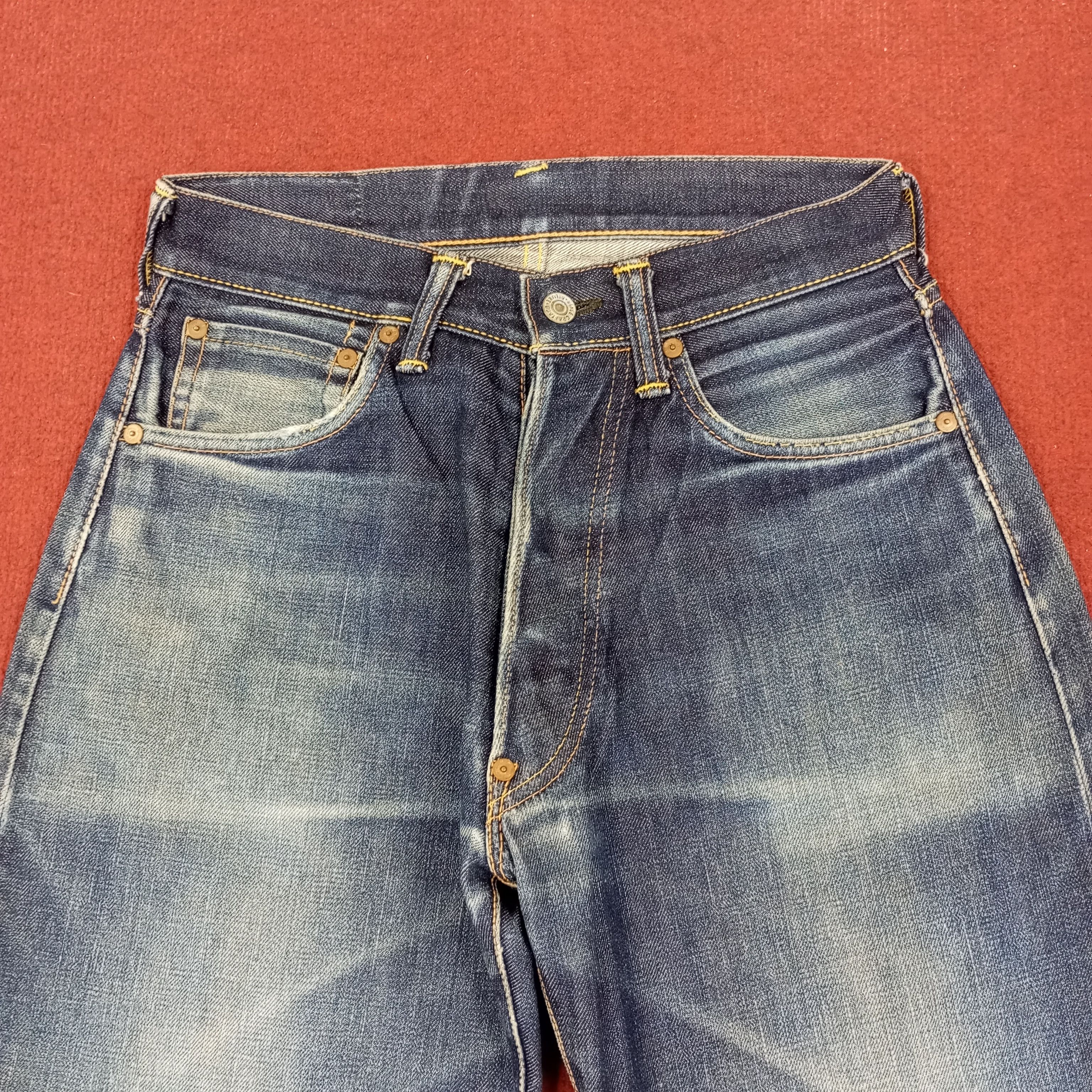 Evisu × Japanese Brand × Vintage Evisu Japanese Brand Fashion Style Custom Daicock Jeans Size US 27 - 5 Thumbnail