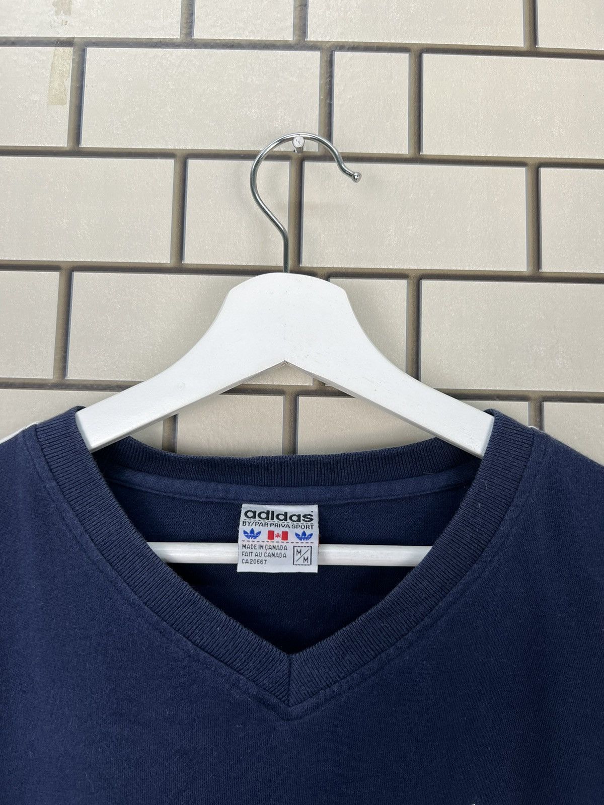 Adidas × Vintage Vintage Adidas Made In Canada Tee Size US M / EU 48-50 / 2 - 4 Thumbnail