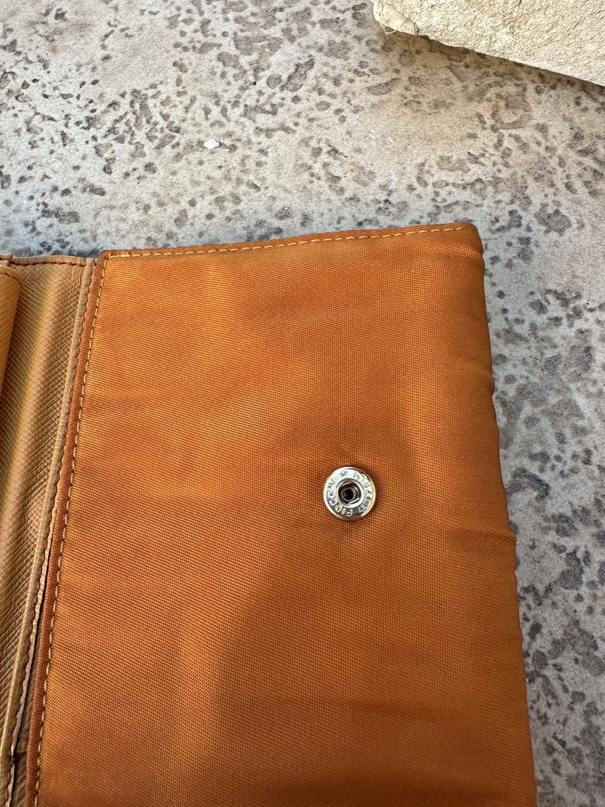 Prada Wallet Orange Nylon