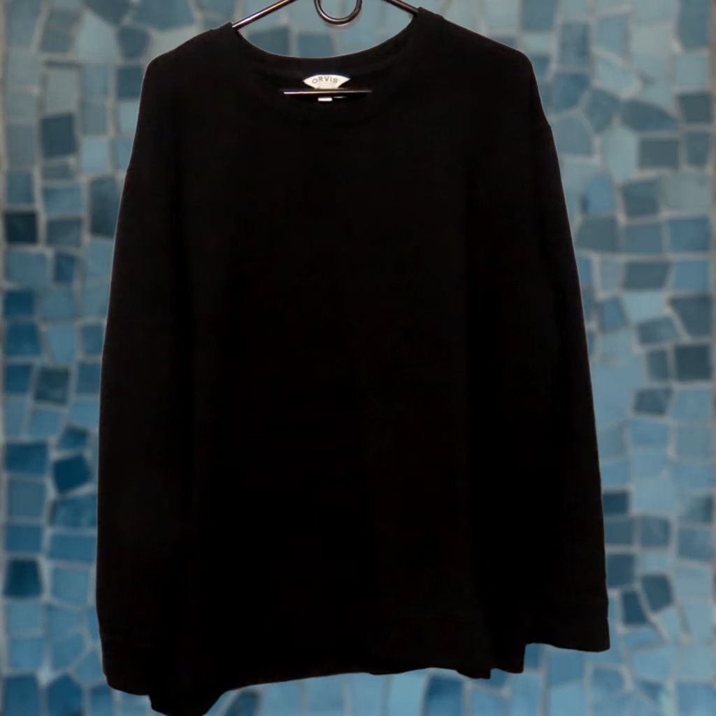 Orvis Orvis Womens XL Black Fleece Lined Pullover Sweatshirt Relaxed Fit Crew Neck Long Sleeve Logo Size XL / US 12-14 / IT 48-50 - 1 Thumbnail